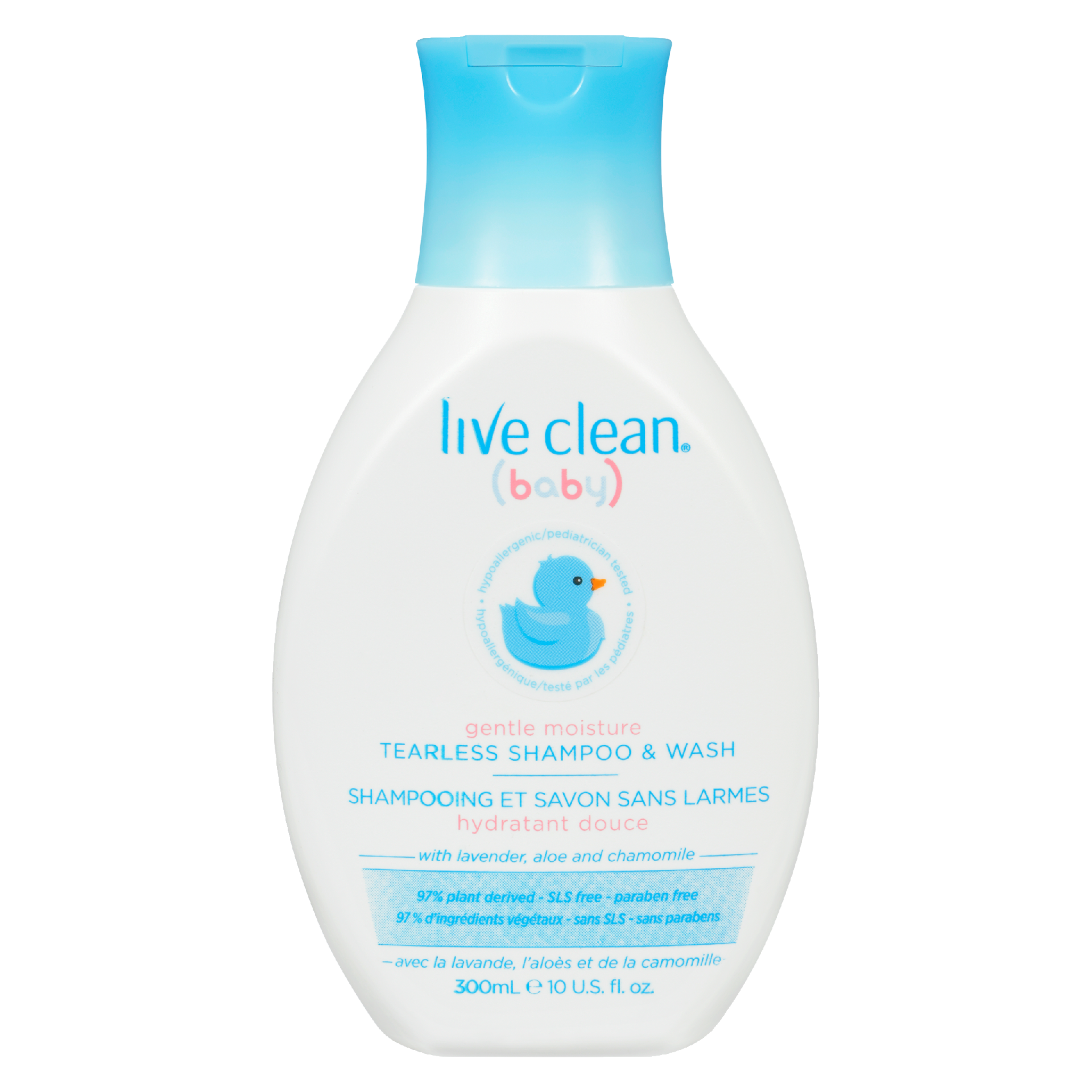 Live Clean Baby Tearless Shampoo & Wash Gentle Moisture 300 ml