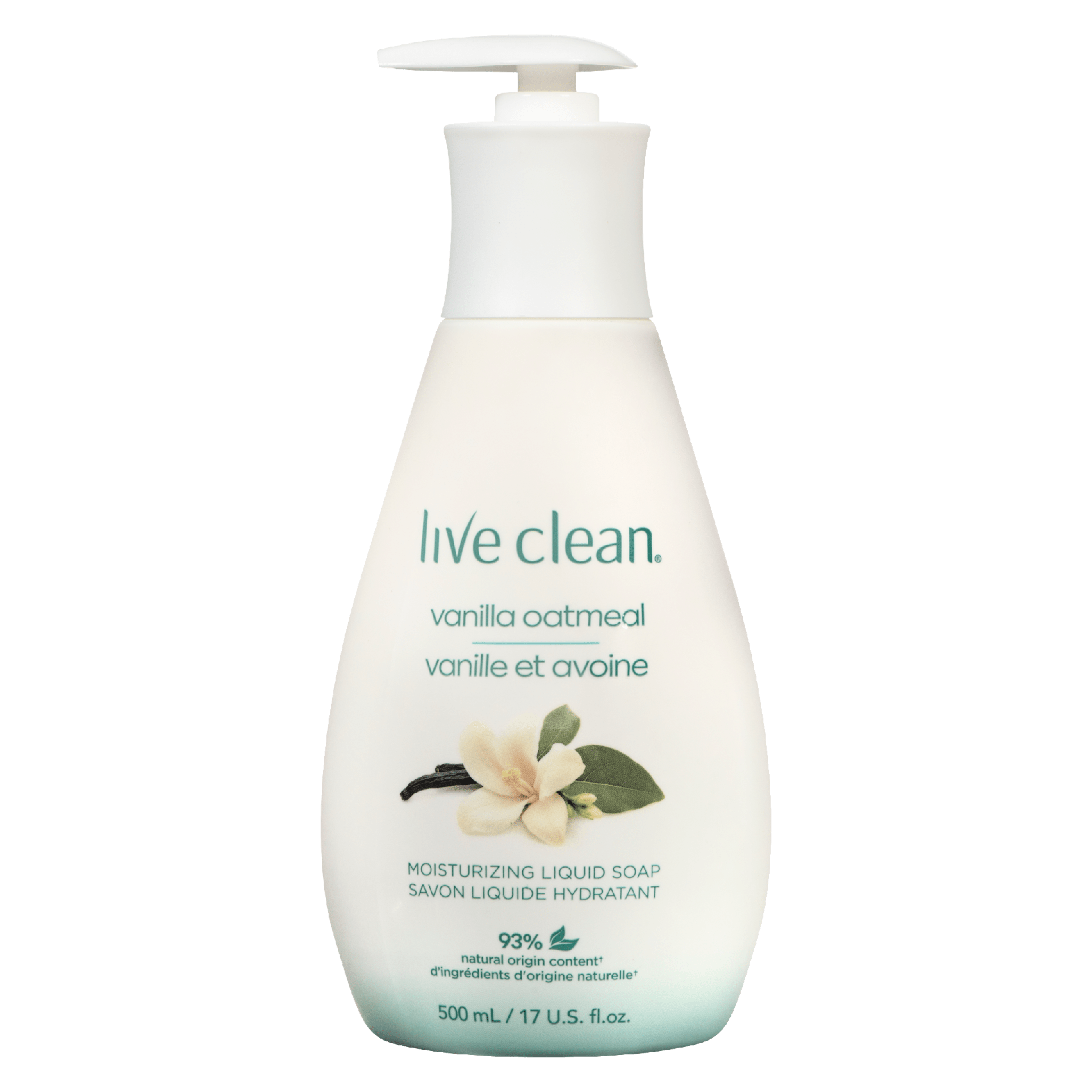 Live Clean Moisturizing Liquid Soap Vanilla Oatmeal 500 ml