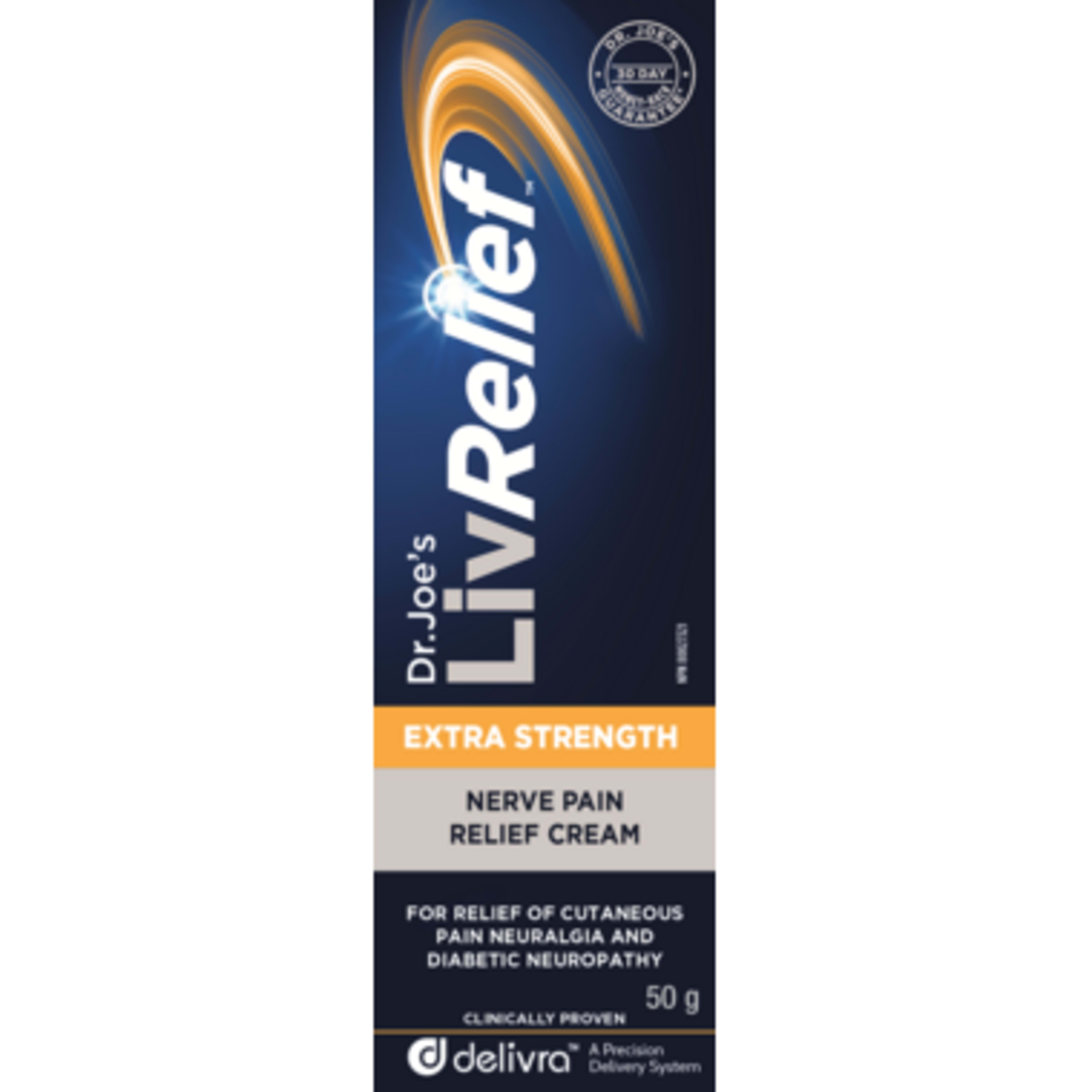 LivRelief Nerve Pain Relief Cream Extra Strength 50 g