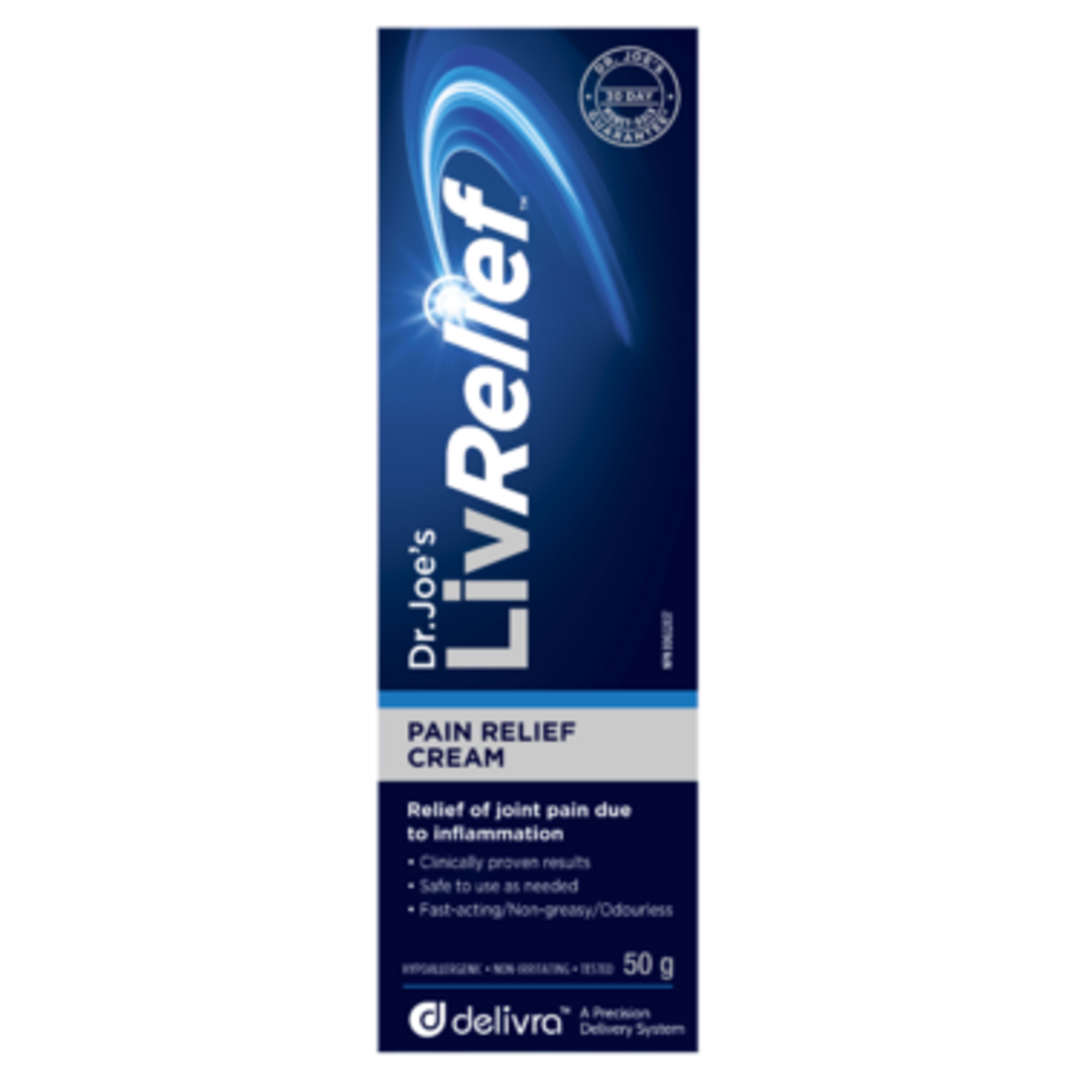 LivRelief Pain Relief Cream 50 g