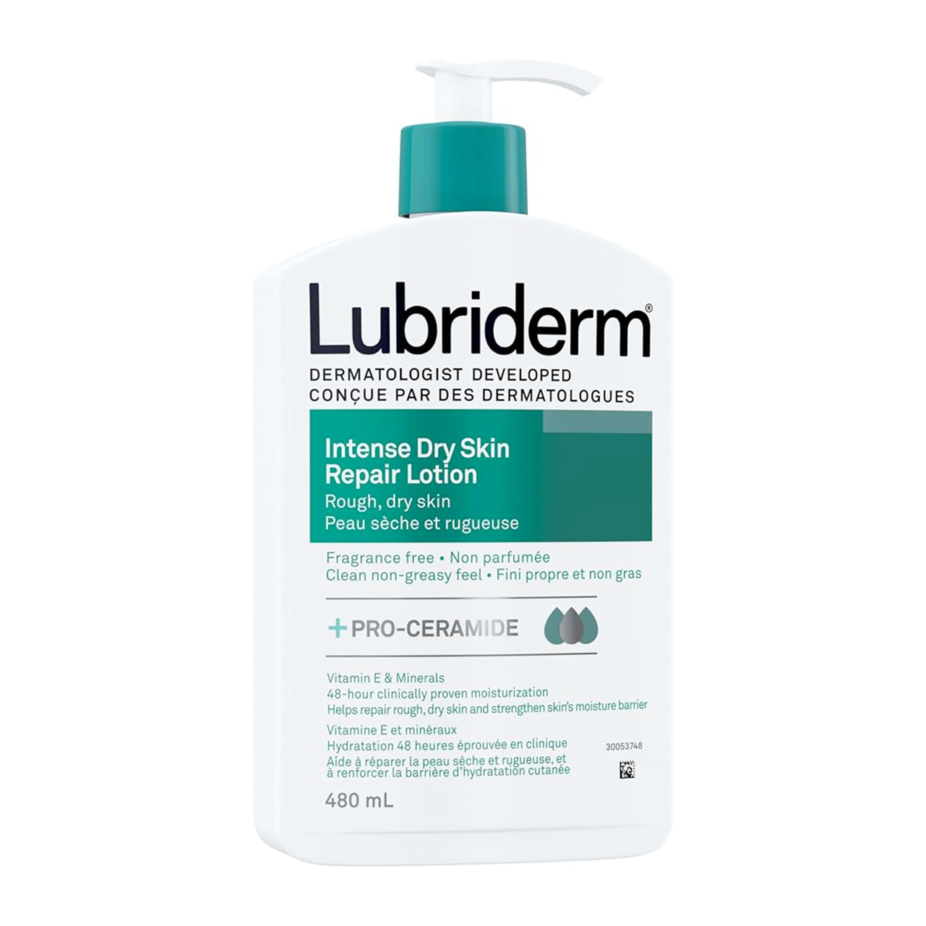 Lubriderm Intense Dry Skin Repair Lotion Fragrance Free 480 ml