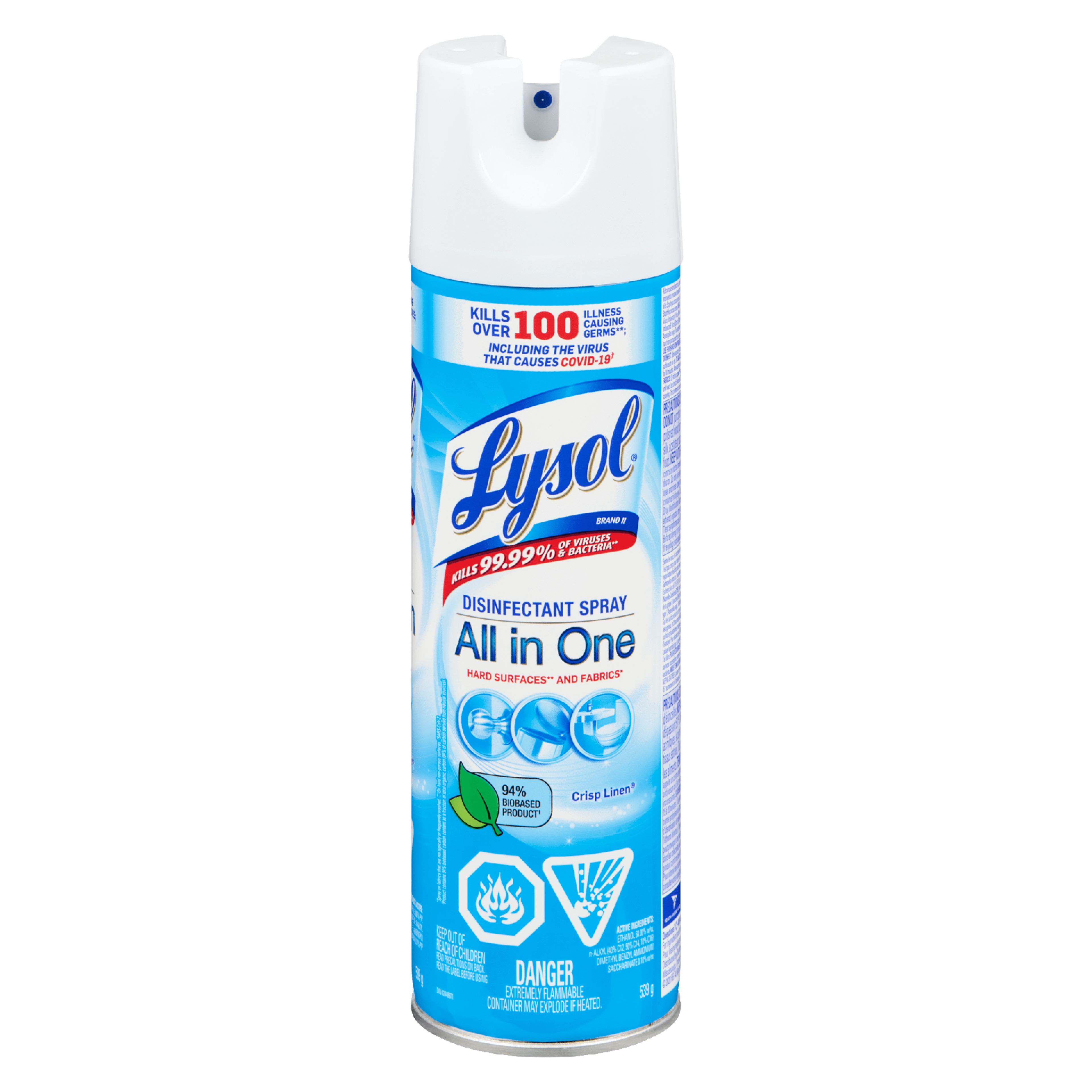 Lysol Disinfectant Spray All in One Crisp Linen 539 g