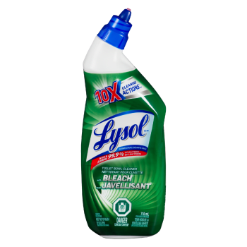 Lysol Toilet Bowl Cleaner with Bleach Disinfectant 710 ml