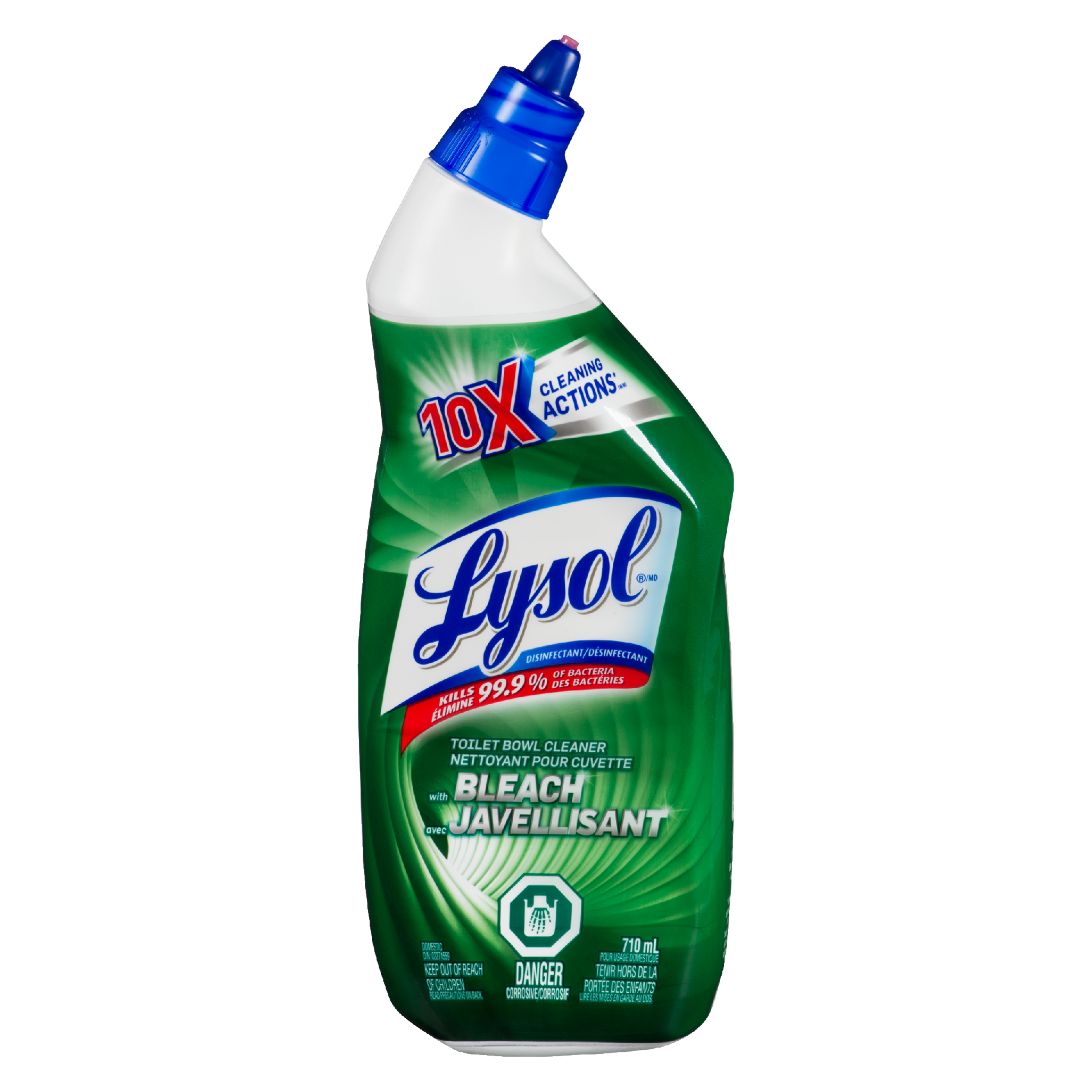 Lysol Toilet Bowl Cleaner with Bleach Disinfectant 710 ml