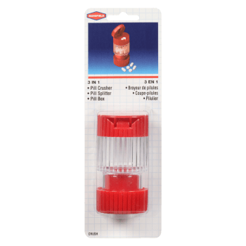 Mansfield 3 in 1 Pill Crusher Pill Splitter Pill Box
