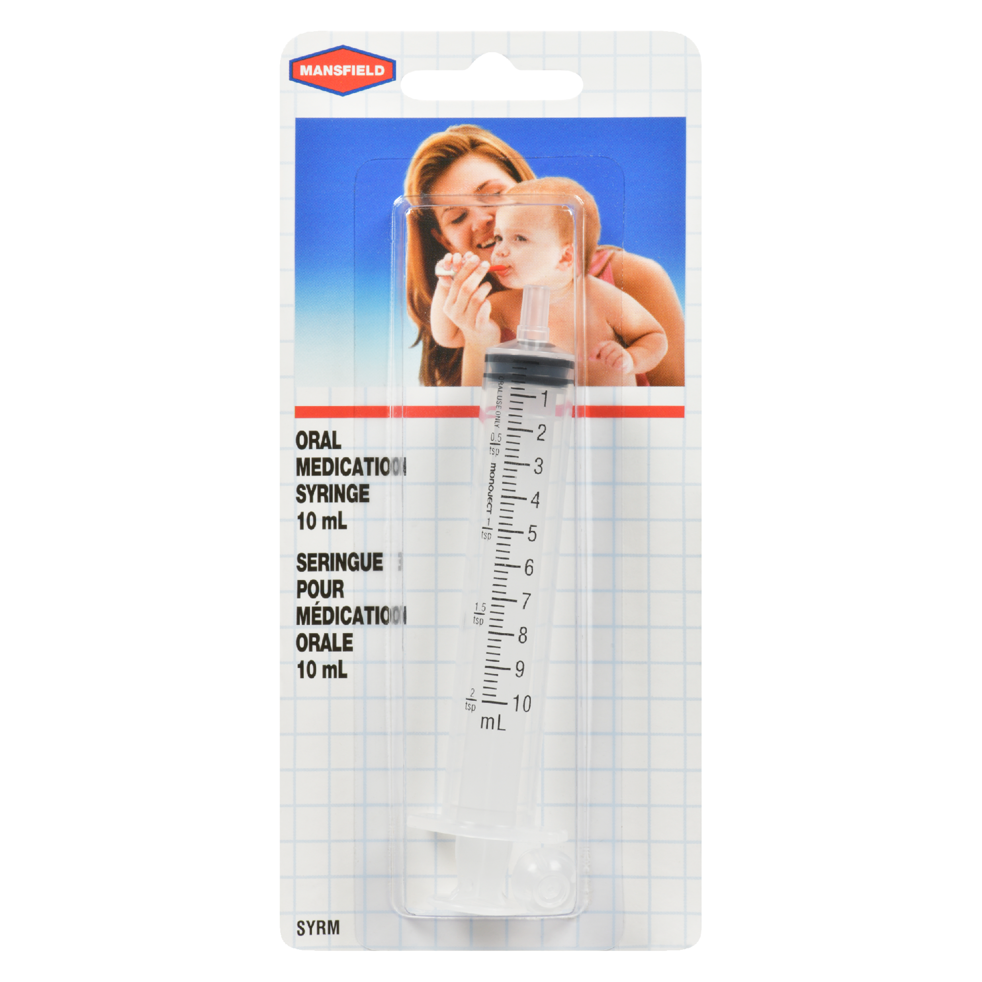 Mansfield Oral Medication Syringe 10 ml