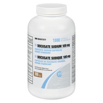 Mantra Pharma M-Docusate Sodium 100 mg 1000 Softgels