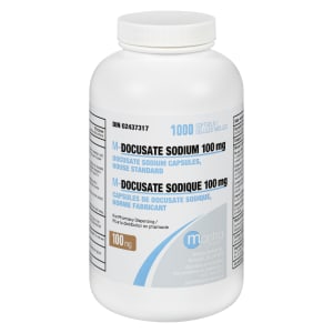 Mantra Pharma M-Docusate Sodium 100 mg 1000 Softgels