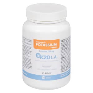 Mantra Pharma Potassium Chloride 780 mg K20 L.A. 100 Tablets