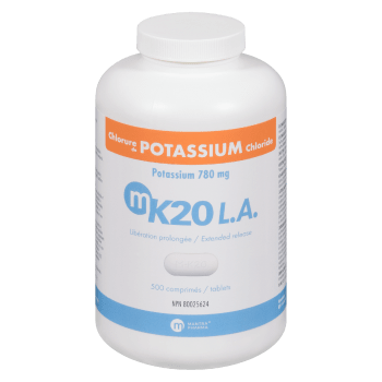Mantra Pharma Potassium Chloride 780 mg K20 L.A. 500 Tablets