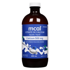 mcal Citrate de Calcium Liquid Blueberry Flavour 450 ml