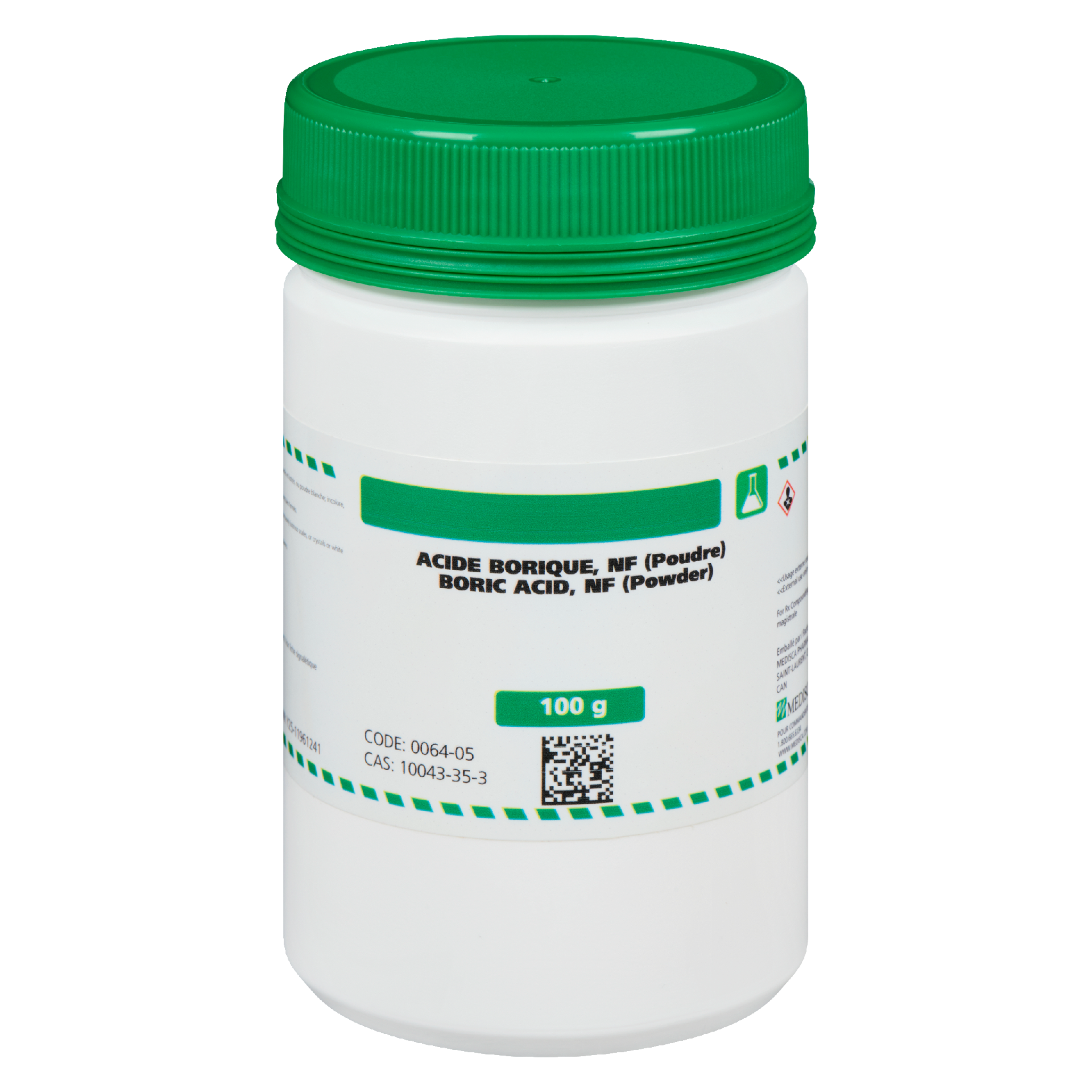 Medisca Boric Acid, NF Powder 100 g