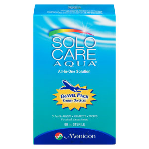 Menicon Solocare Aqua All-in-One Solution Travel Pack 90 ml