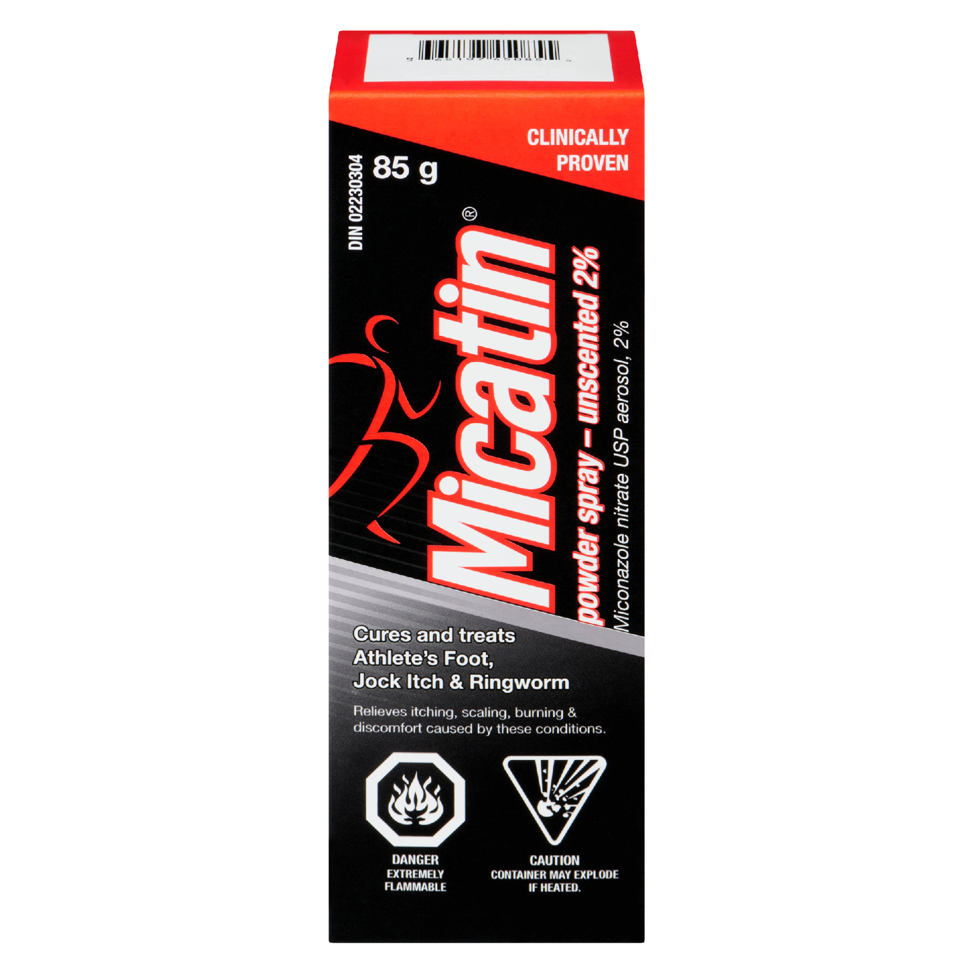 Micatin Powder Spray Unscented 2% 85 g