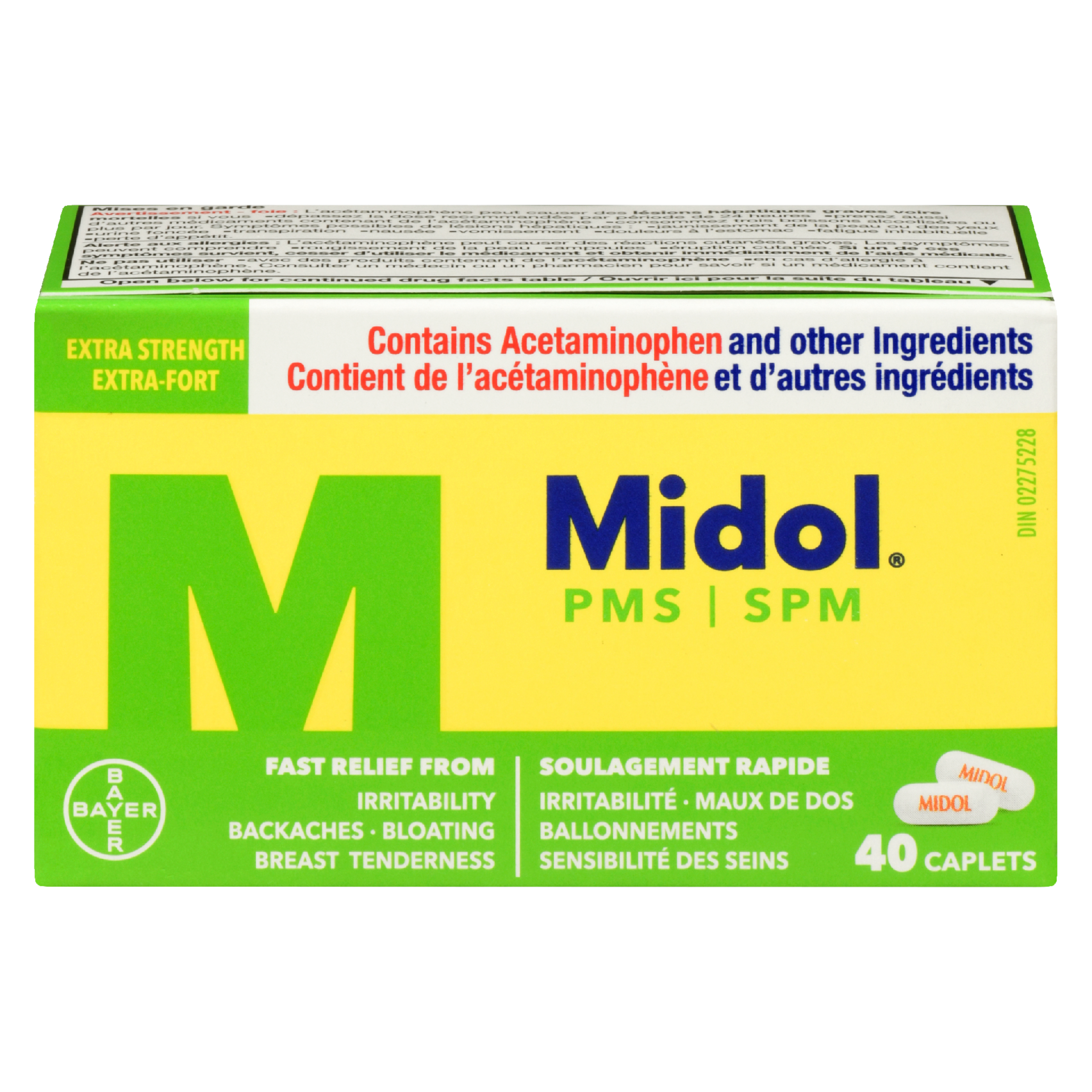 Midol PMS Extra Strength 40 Caplets