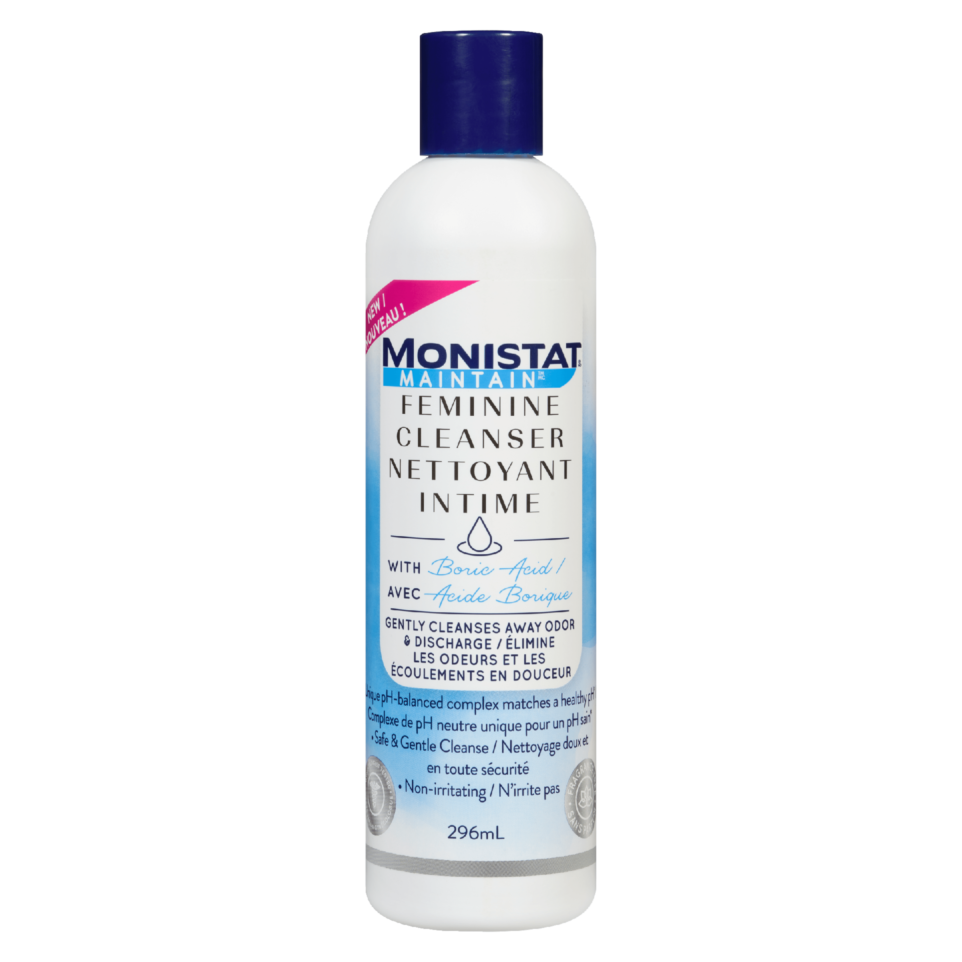 Monistat Maintain Feminine Cleanser With Boric Acid 296 ml