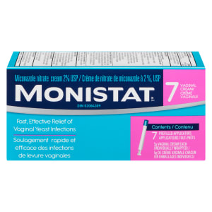Monistat Miconazole Nitrate Cream 2% USP 7 Vaginal Cream