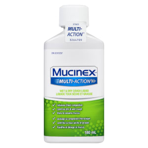 Mucinex Multi-Action Wet & Dry Cough Liquid 180 ml