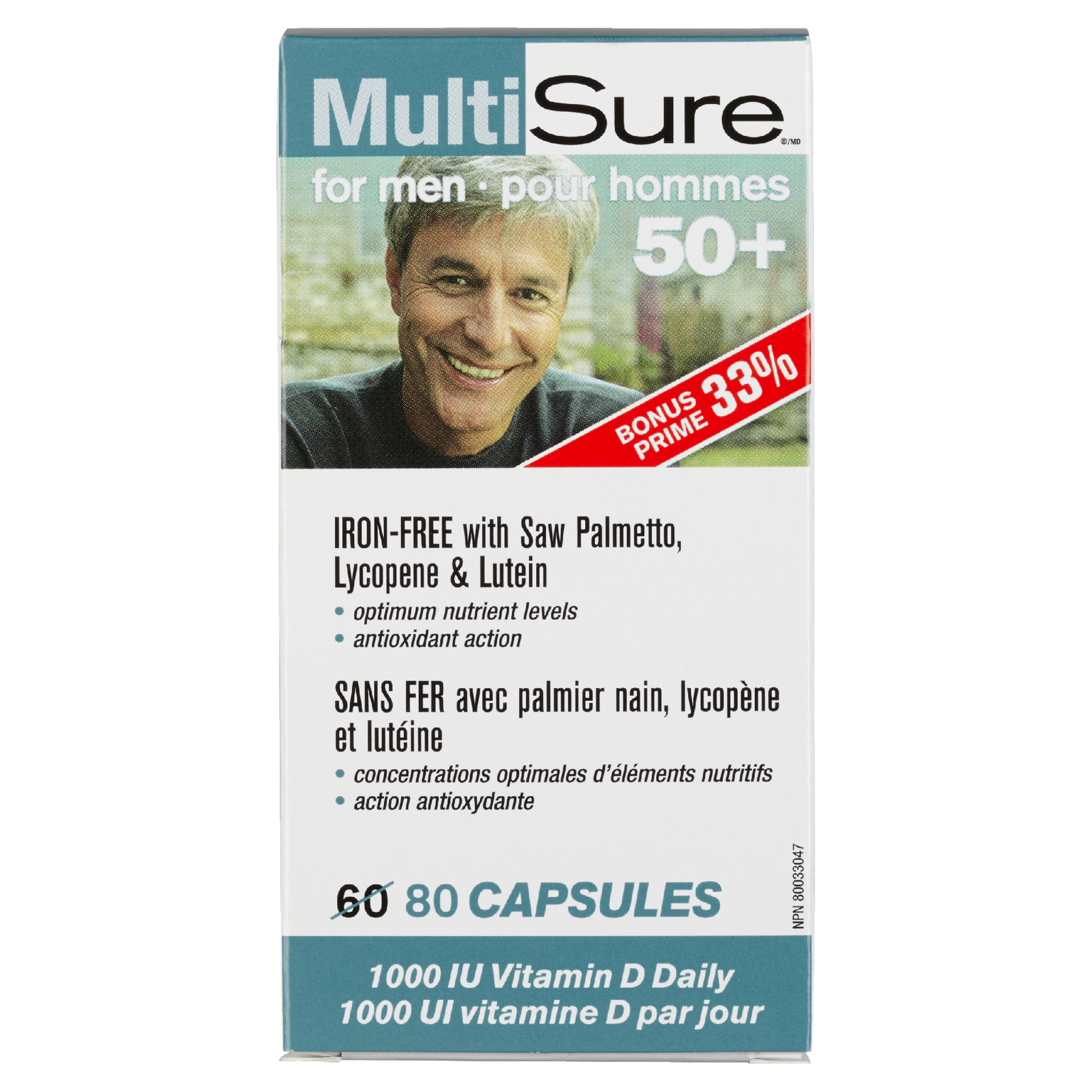 MultiSure for Men 50+ 80 Capsules