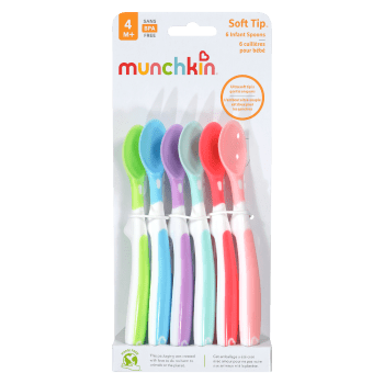 Munchkin Soft Tip 4 m+ 6 Infant Spoons