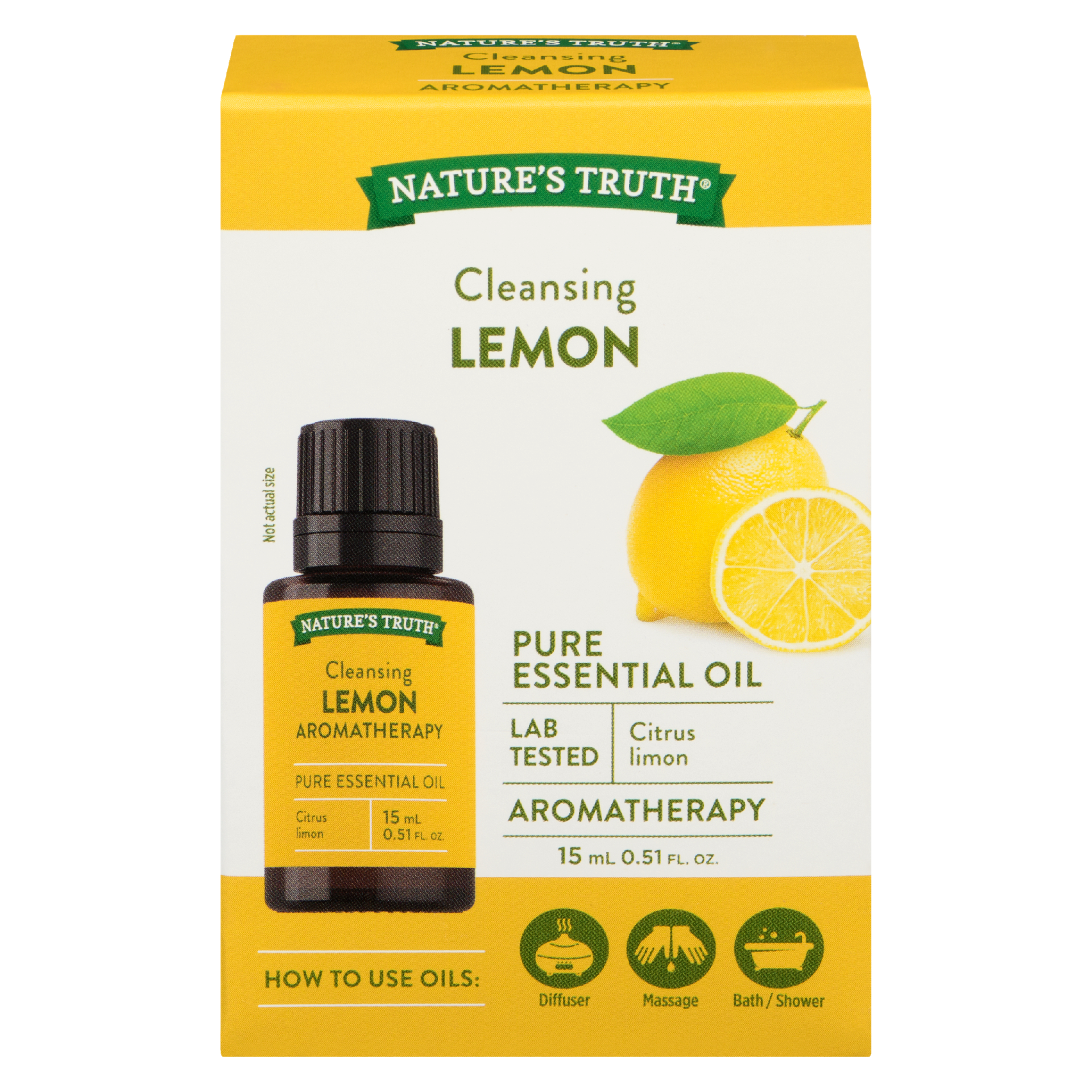 Nature's Truth Pure Essential Oil Cleansing Lemon 15 ml