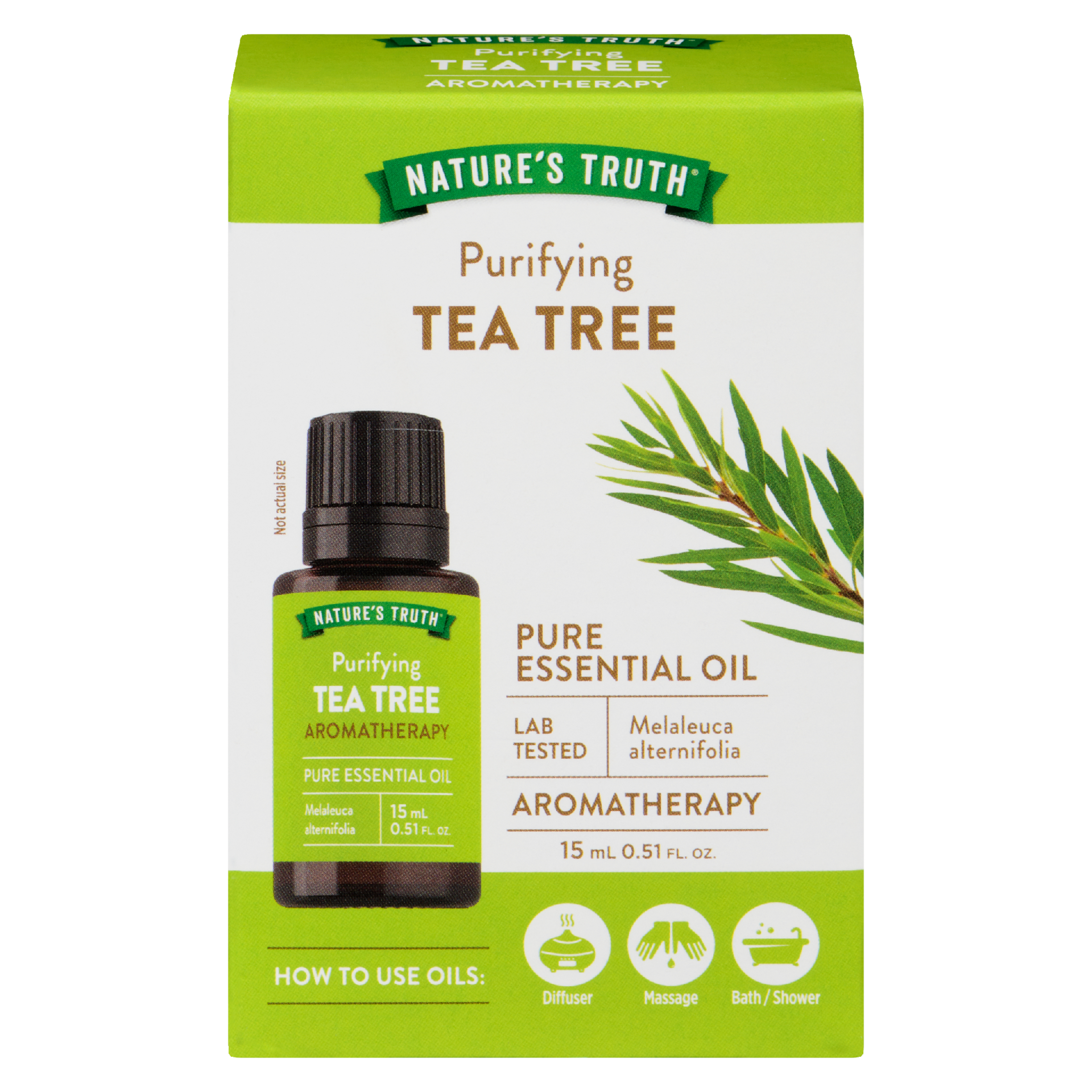 Nature's Truth Pure Essential Oil Purifying Tea Tree 15 ml
