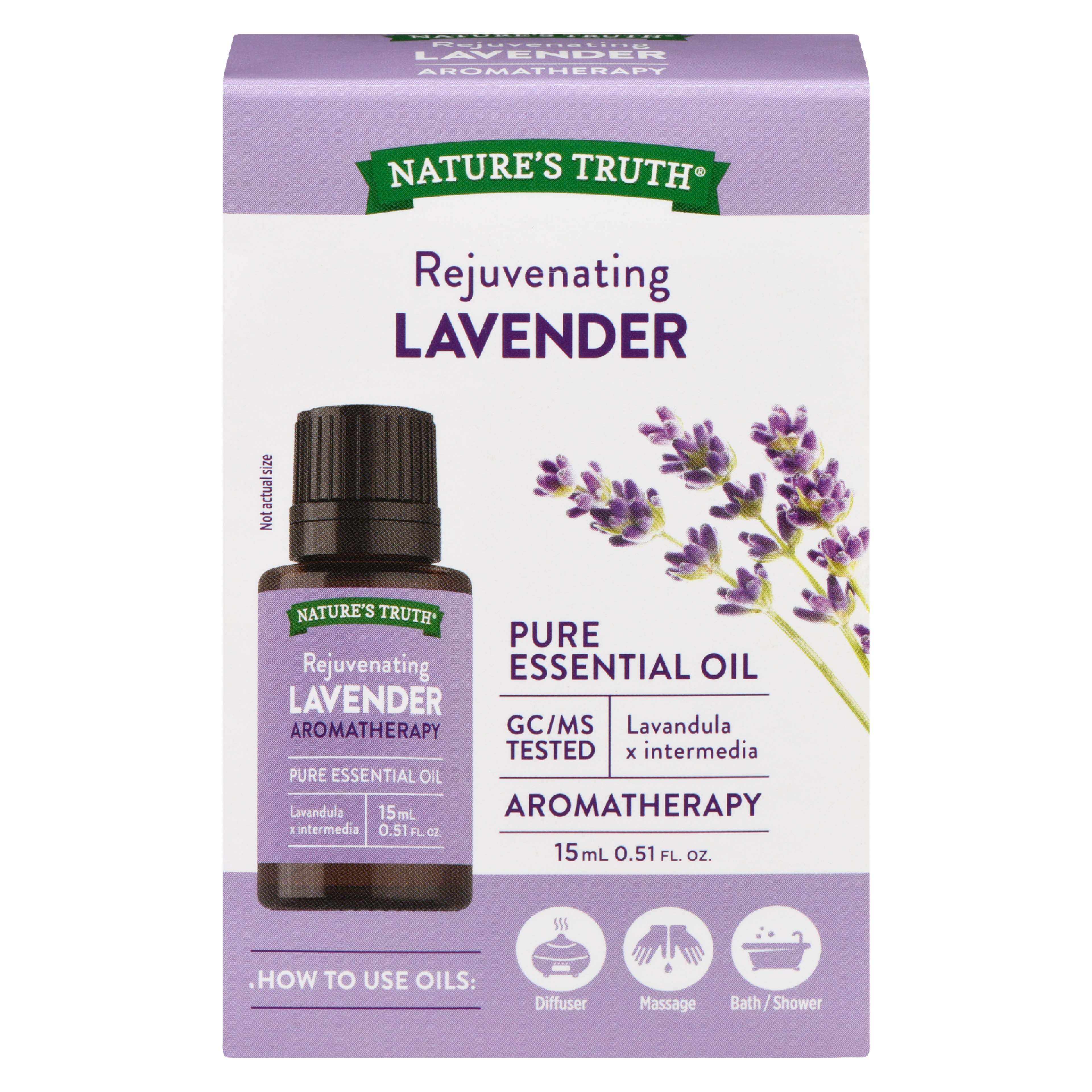 Nature's Truth Pure Essential Oil Rejuvenating Lavender 15 ml