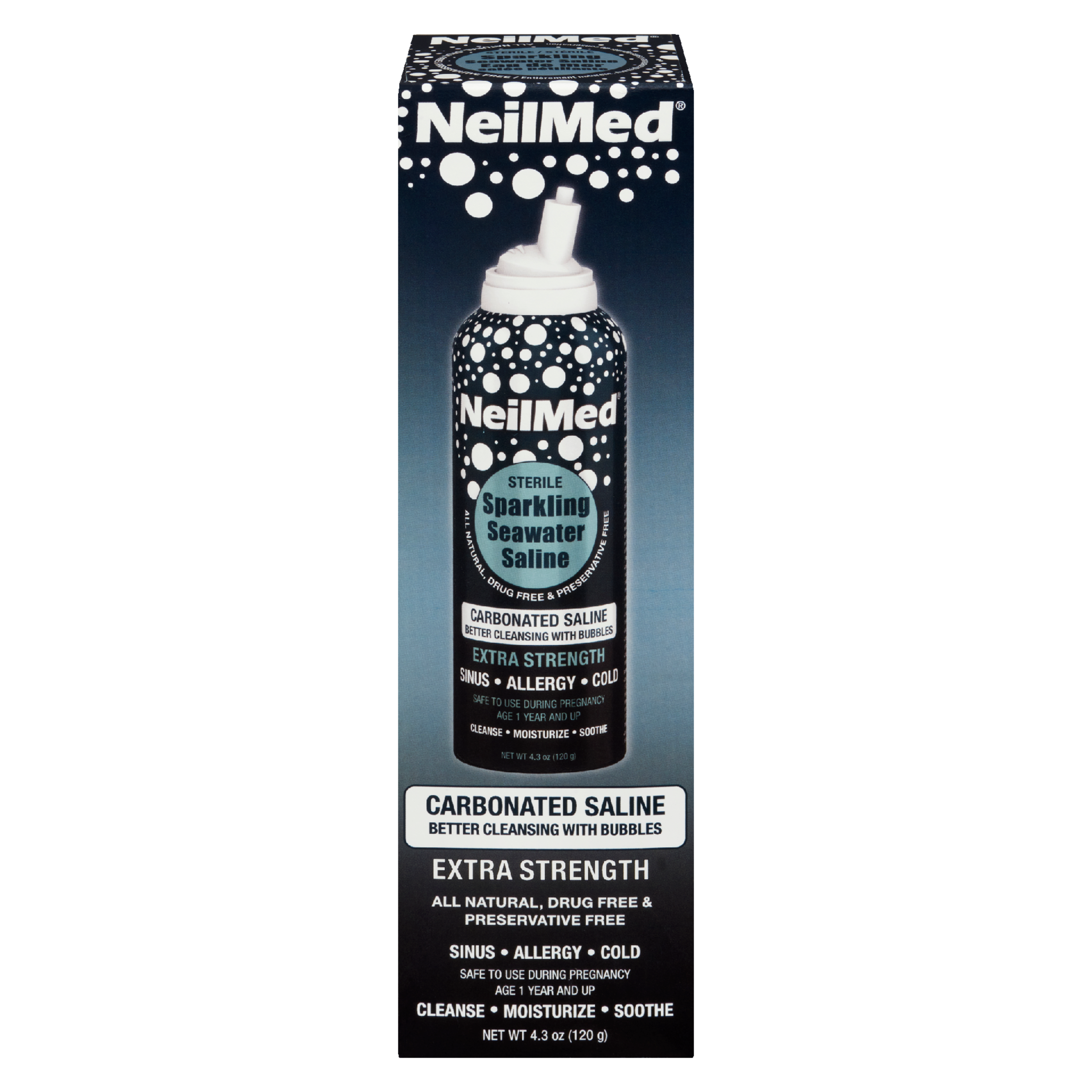 NeilMed Carbonated Saline Extra Strength 120 g