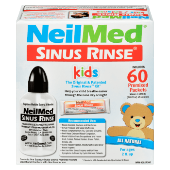 NeilMed Sinus Rinse Kit Kids 60 Premixed Packets