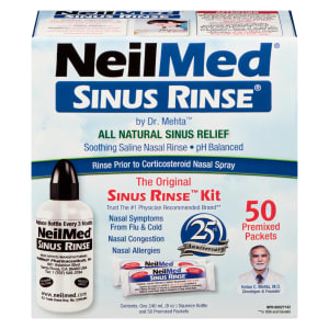 NeilMed Sinus Rinse Kit The Original 50 Premixed Packets