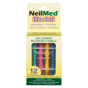 NeilMed WaxOut Ear Cleaners 12 Ear Tools