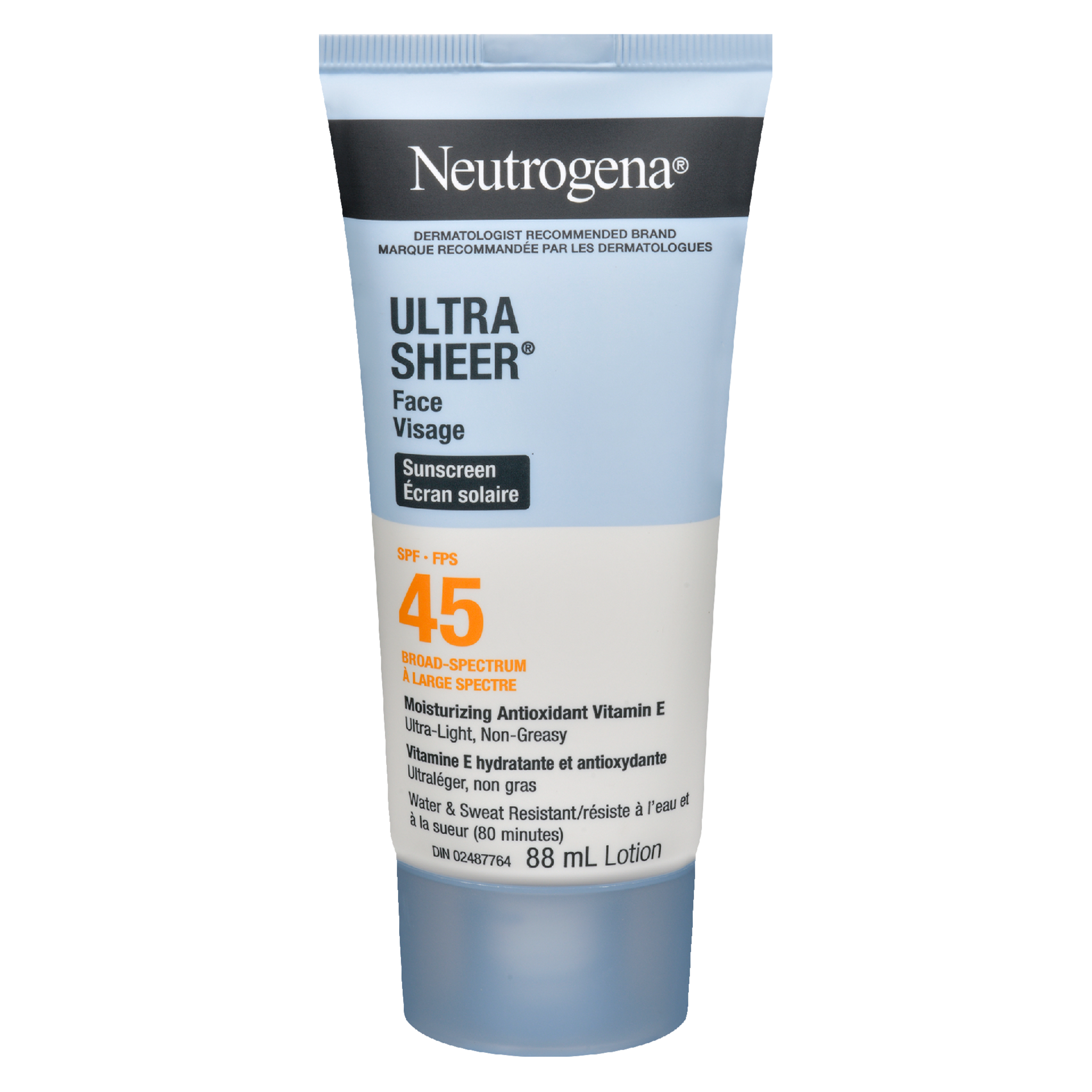 Neutrogena Ultra Sheer Sunscreen Lotion Face SPF 45 88 ml