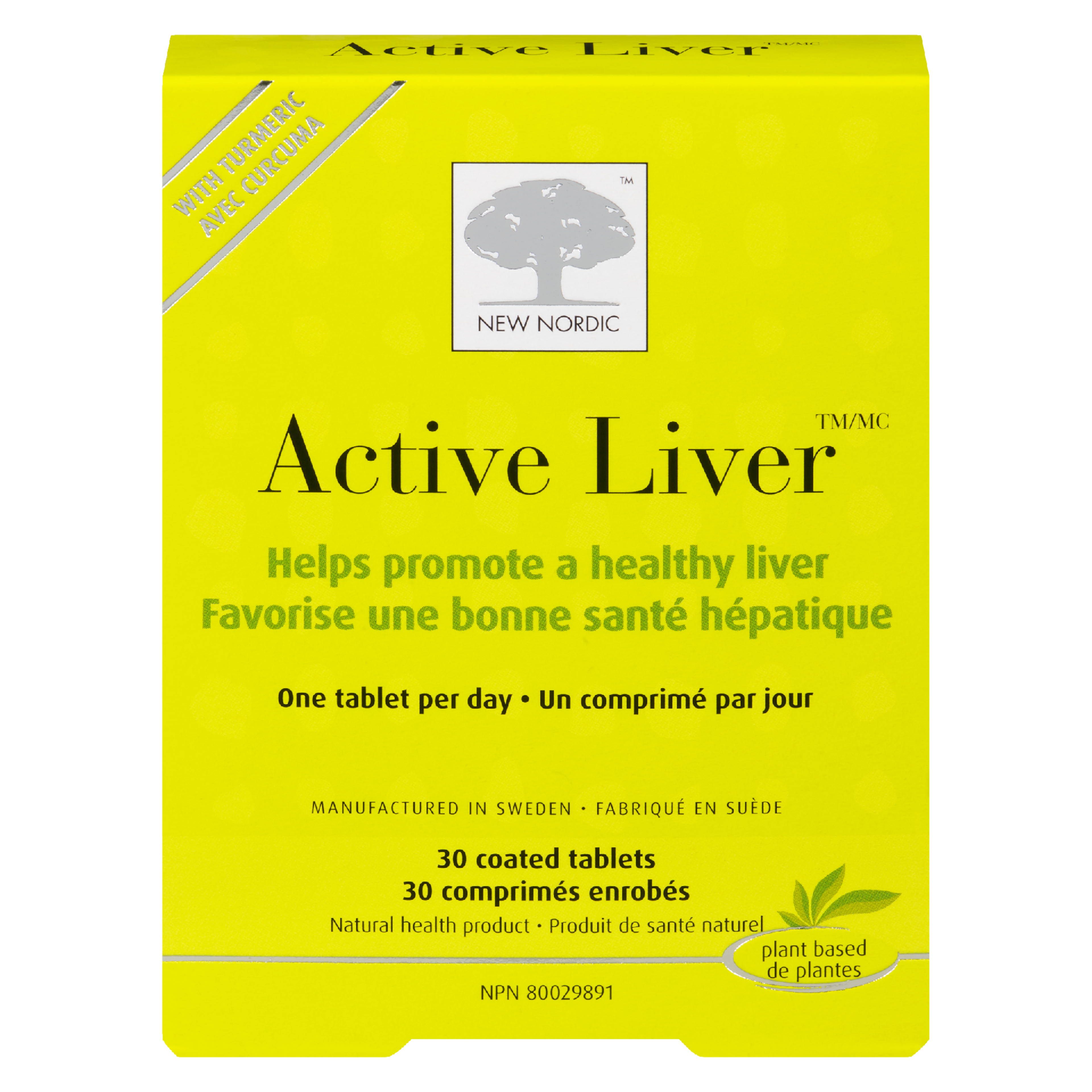 New Nordic Active Liver 30 Coated Tablets