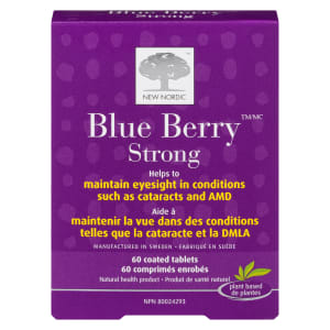 New Nordic Blue Berry Strong 60 Coated Tablets