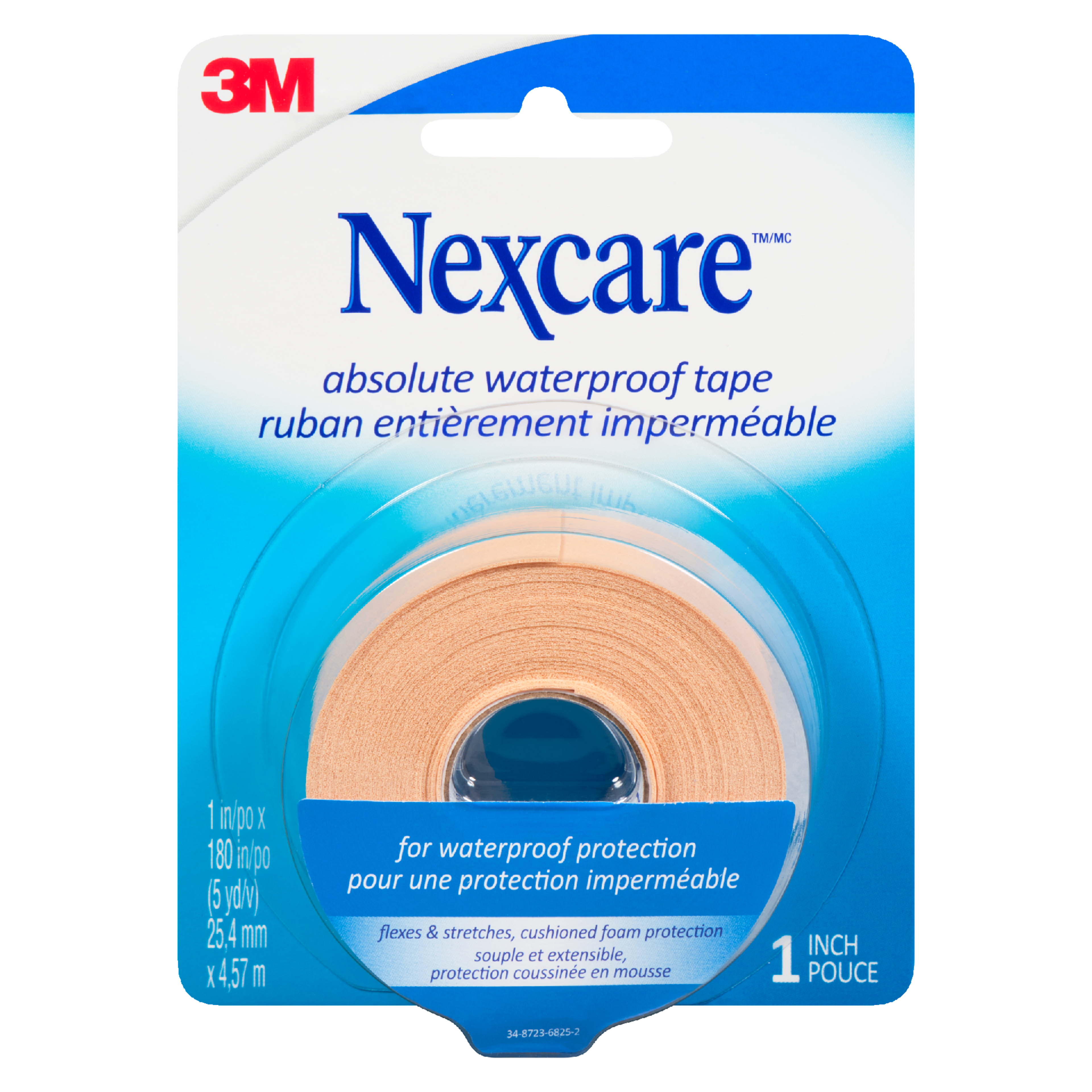 Nexcare Absolute Waterproof Tape 25,4 mm x 4,57 m