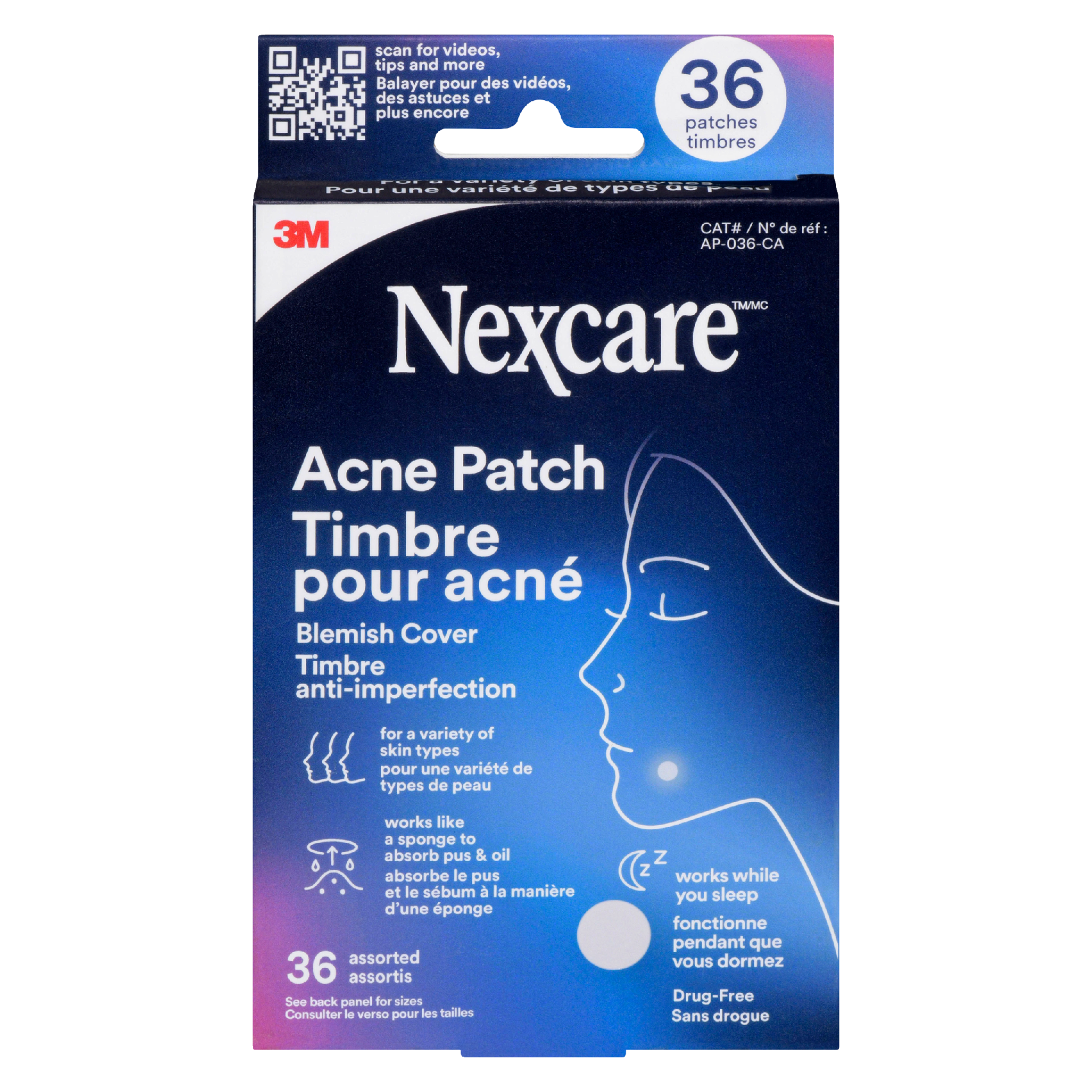 Nexcare Acne Patch Blemish Cover 36 Patches