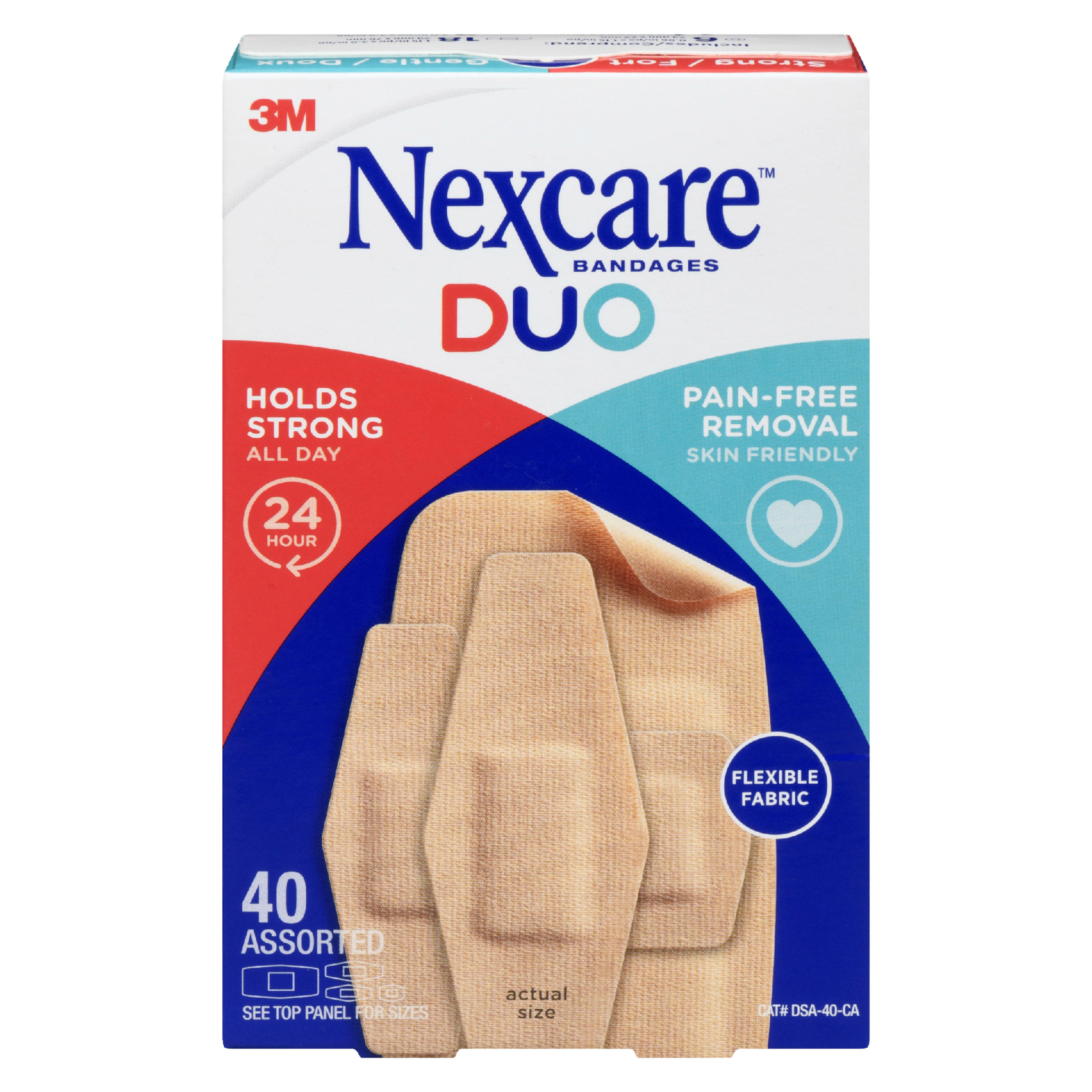 Nexcare Duo Bandages 40 Assorted