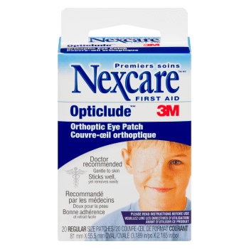 Nexcare Opticlude Orthoptic Eye Patch 20 Regular Size Patches