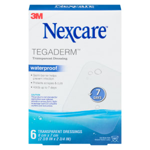 Nexcare Tegaderm Transparent Dressing 6 Transparent Dressings