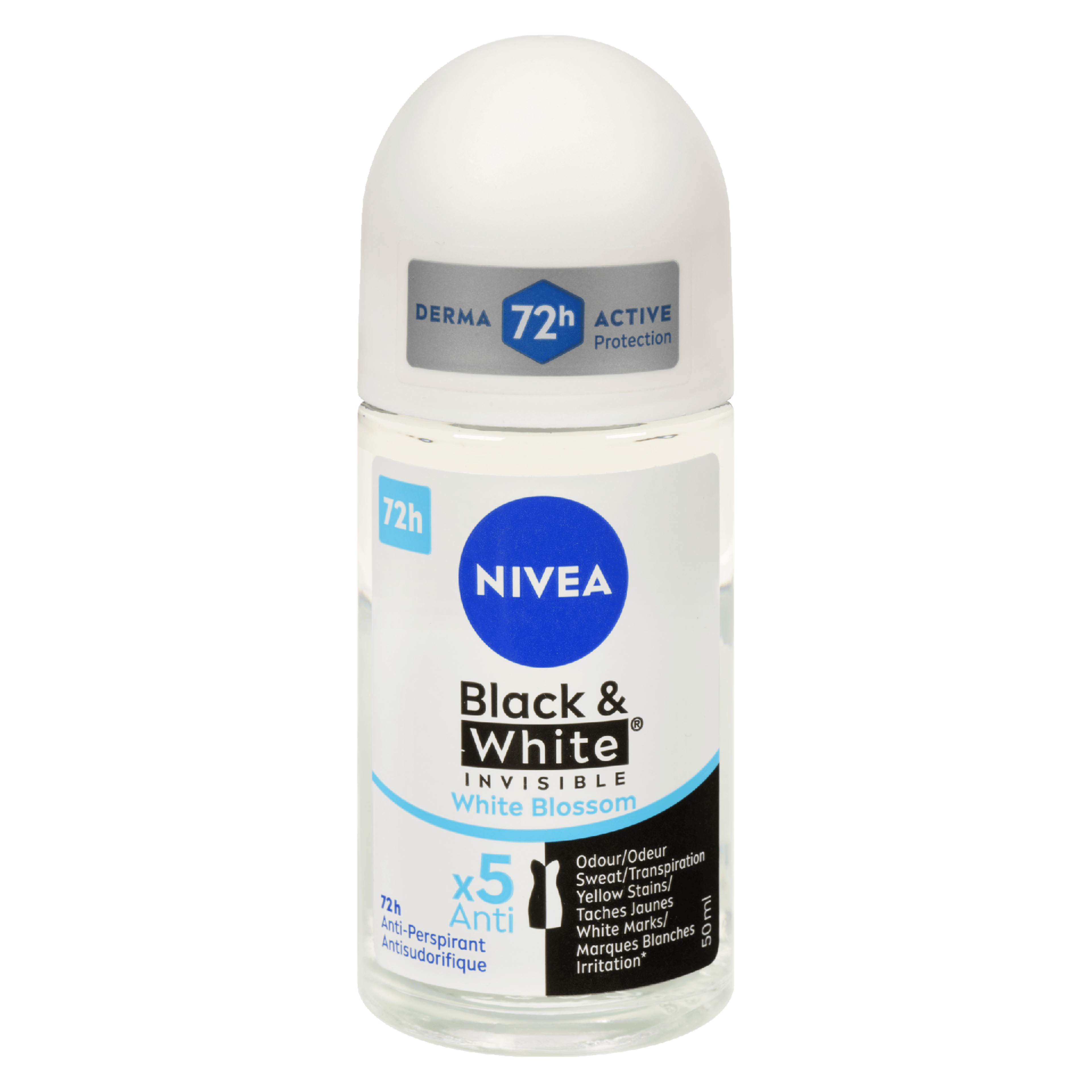 NIVEA Black & White Invisible Anti-Perspirant White Blossom 50 ml
