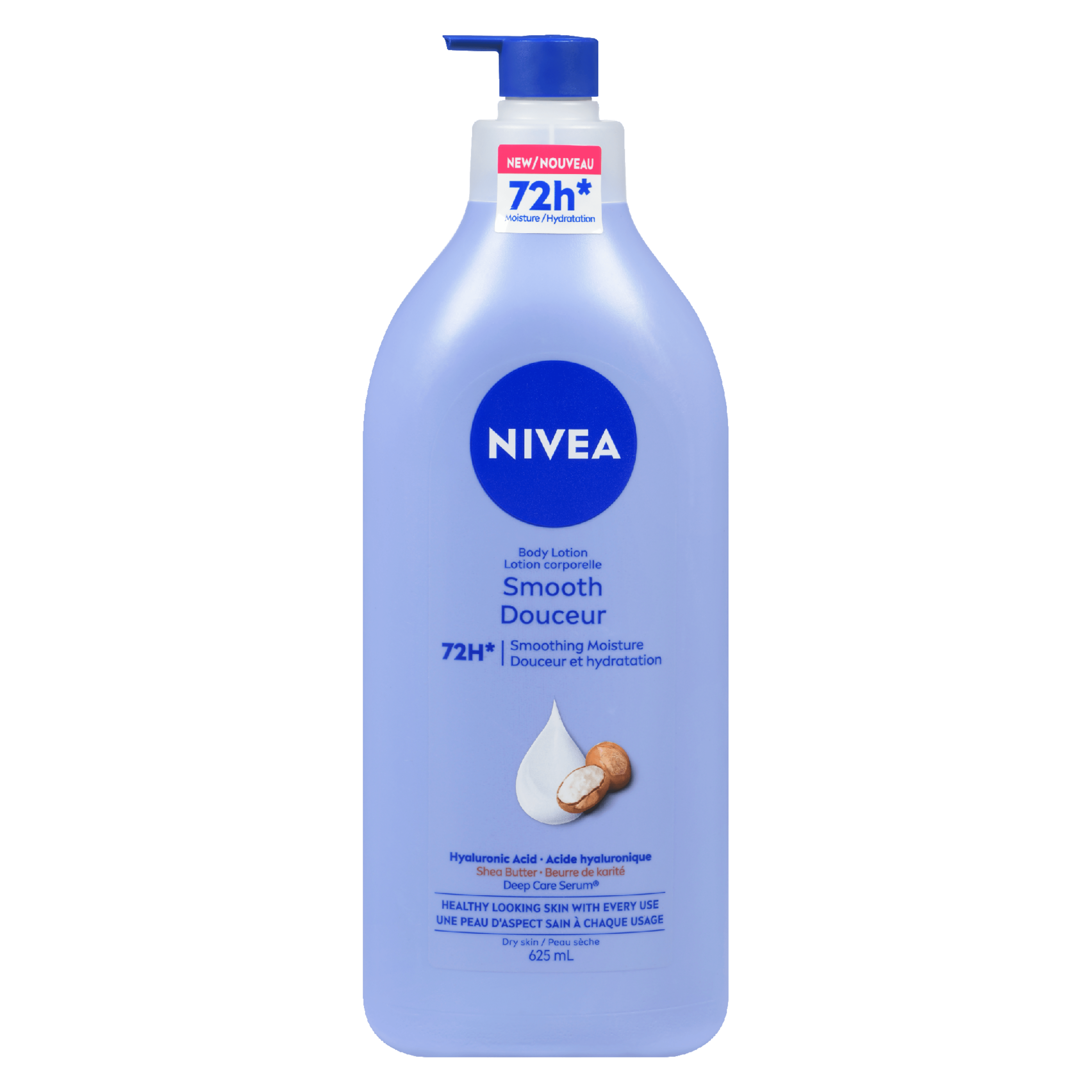 NIVEA Deep Care Serum Body Lotion Smooth 625 ml
