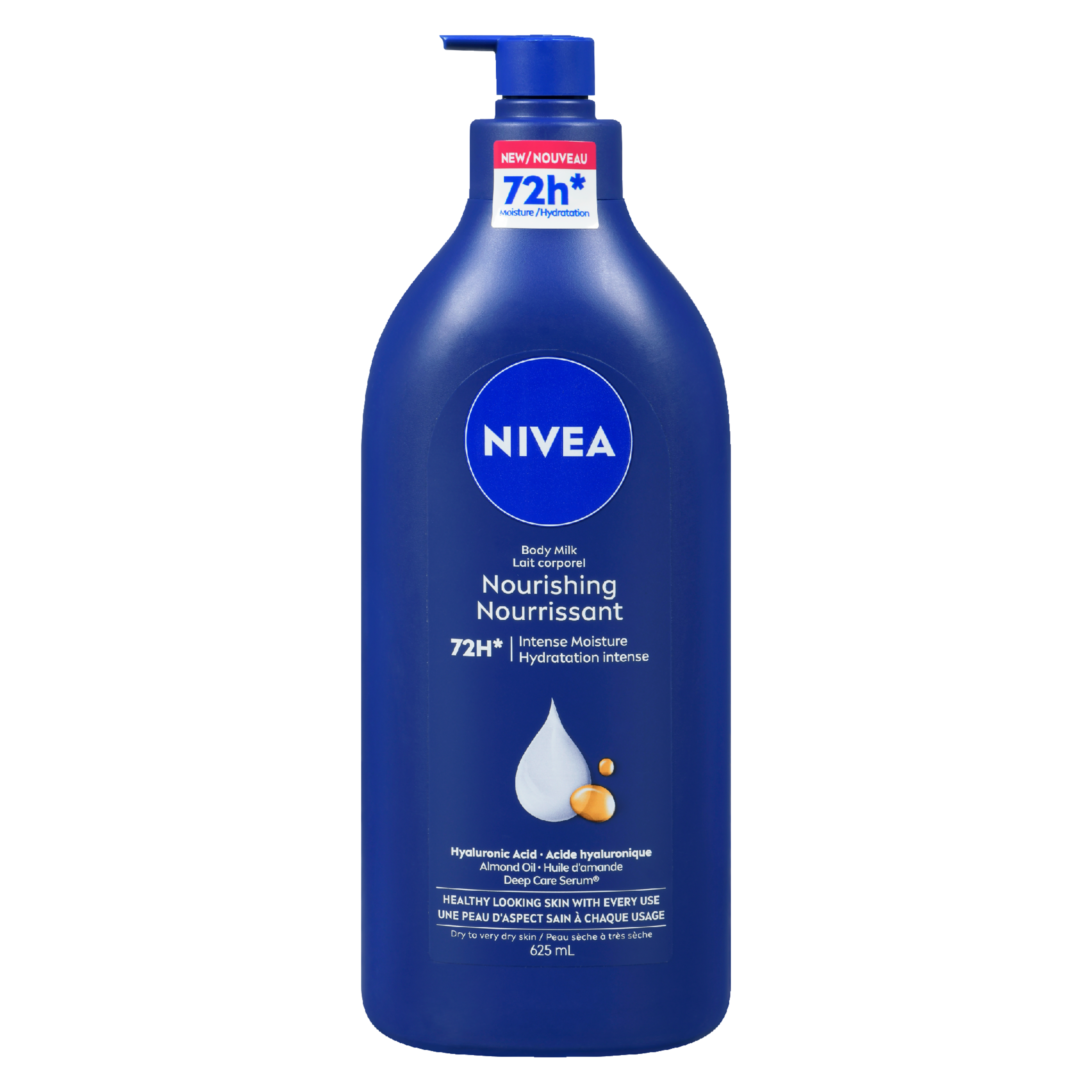 NIVEA Deep Care Serum Body Milk Nourishing 625 ml