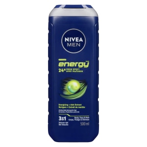 NIVEA Men Energy 3 in 1 Shower Gel Energising + Mint Extract 500 ml