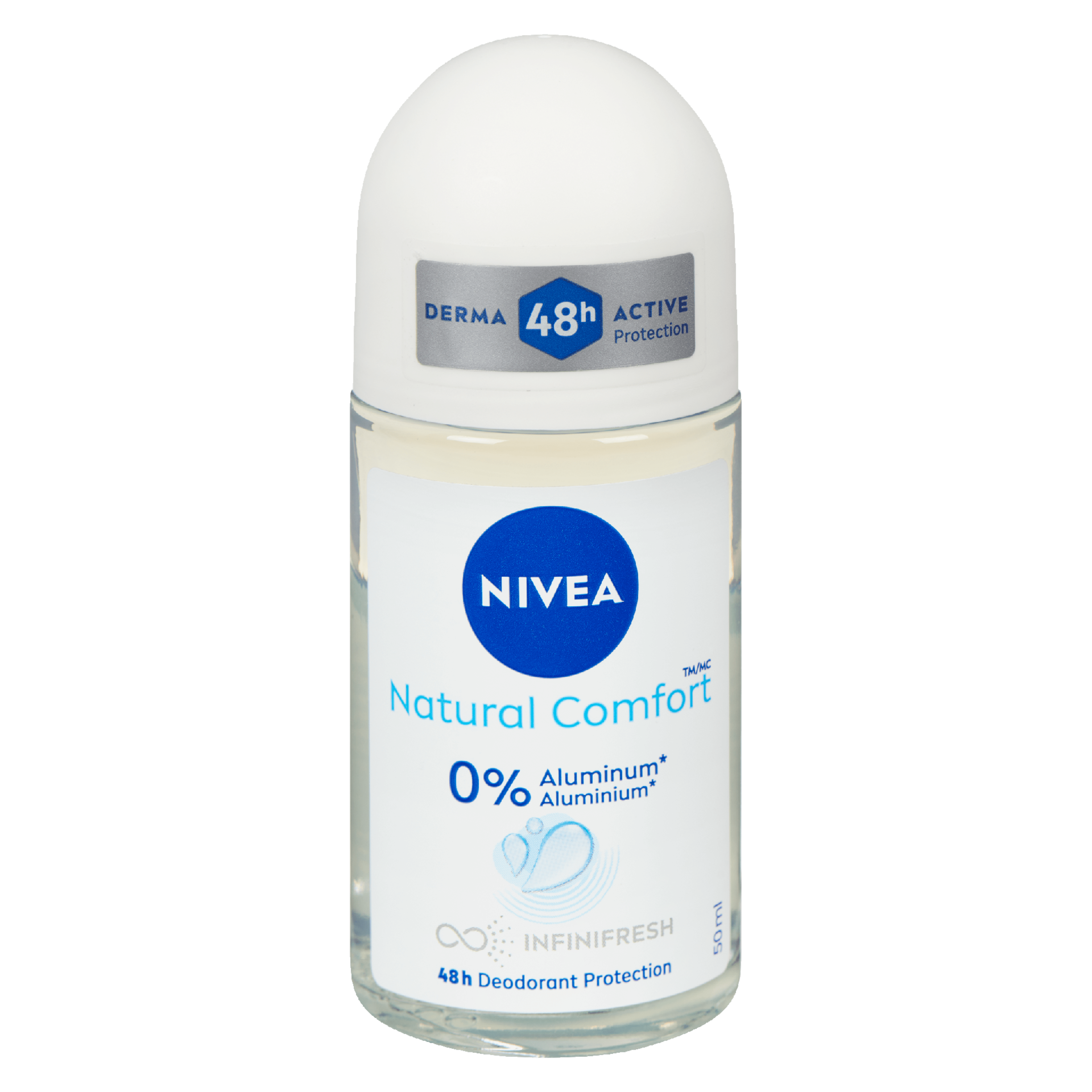 NIVEA Natural Comfort 48h Deodorant Protection 0% Aluminum 50 ml