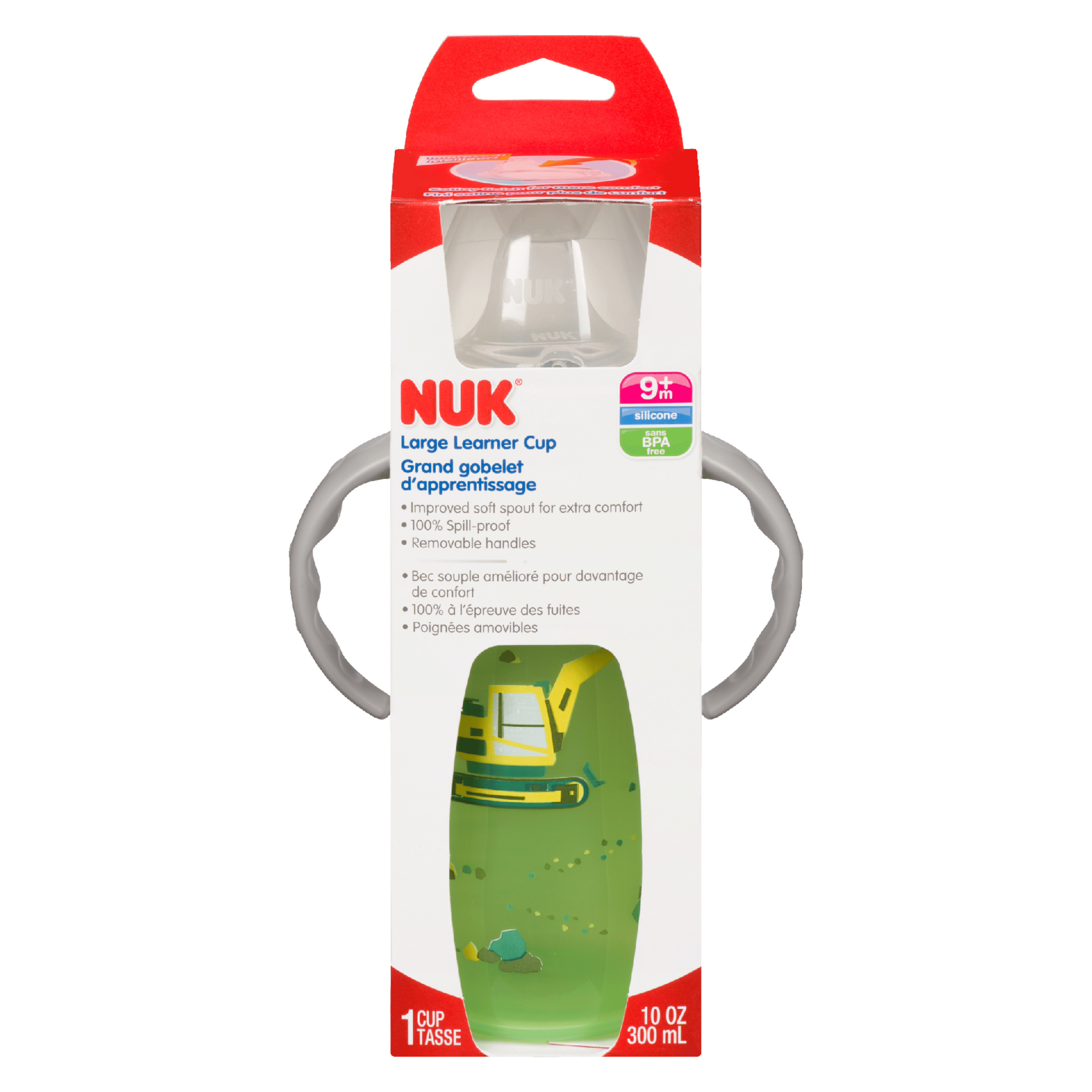 NUK Large Learner Cup 9+m Silicone 300 ml 1 Cup