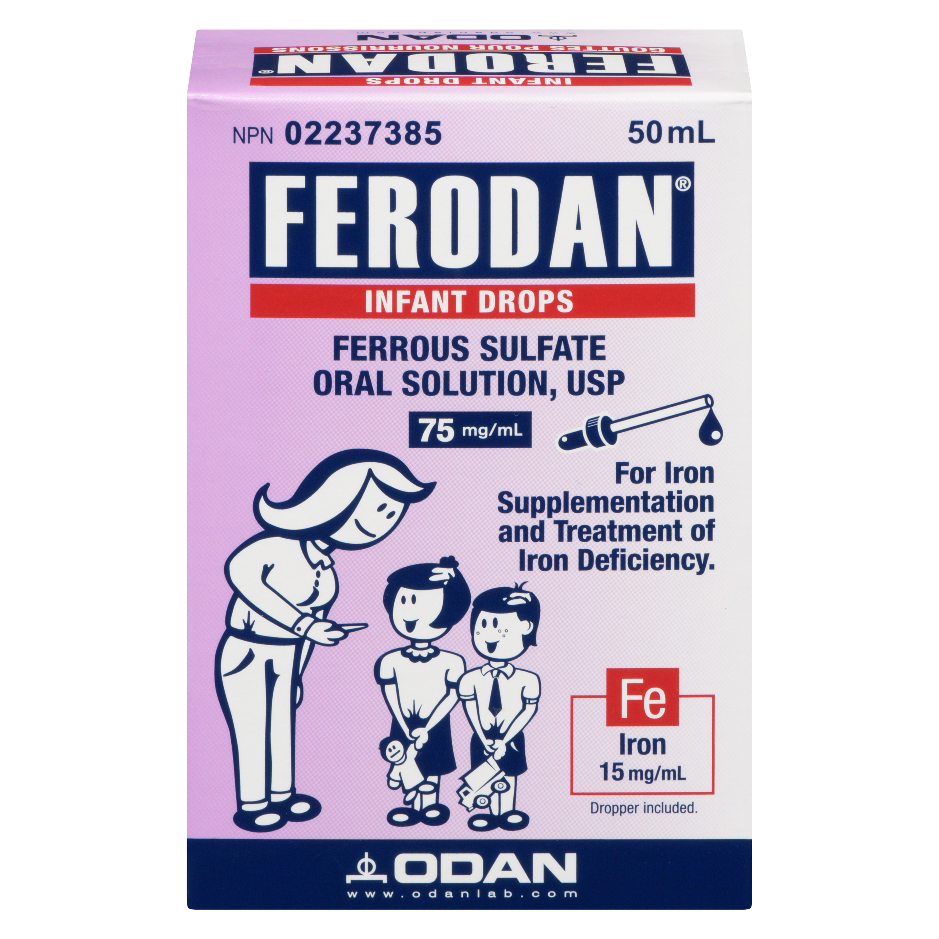 Odan Ferodan Infant Drops 50 ml