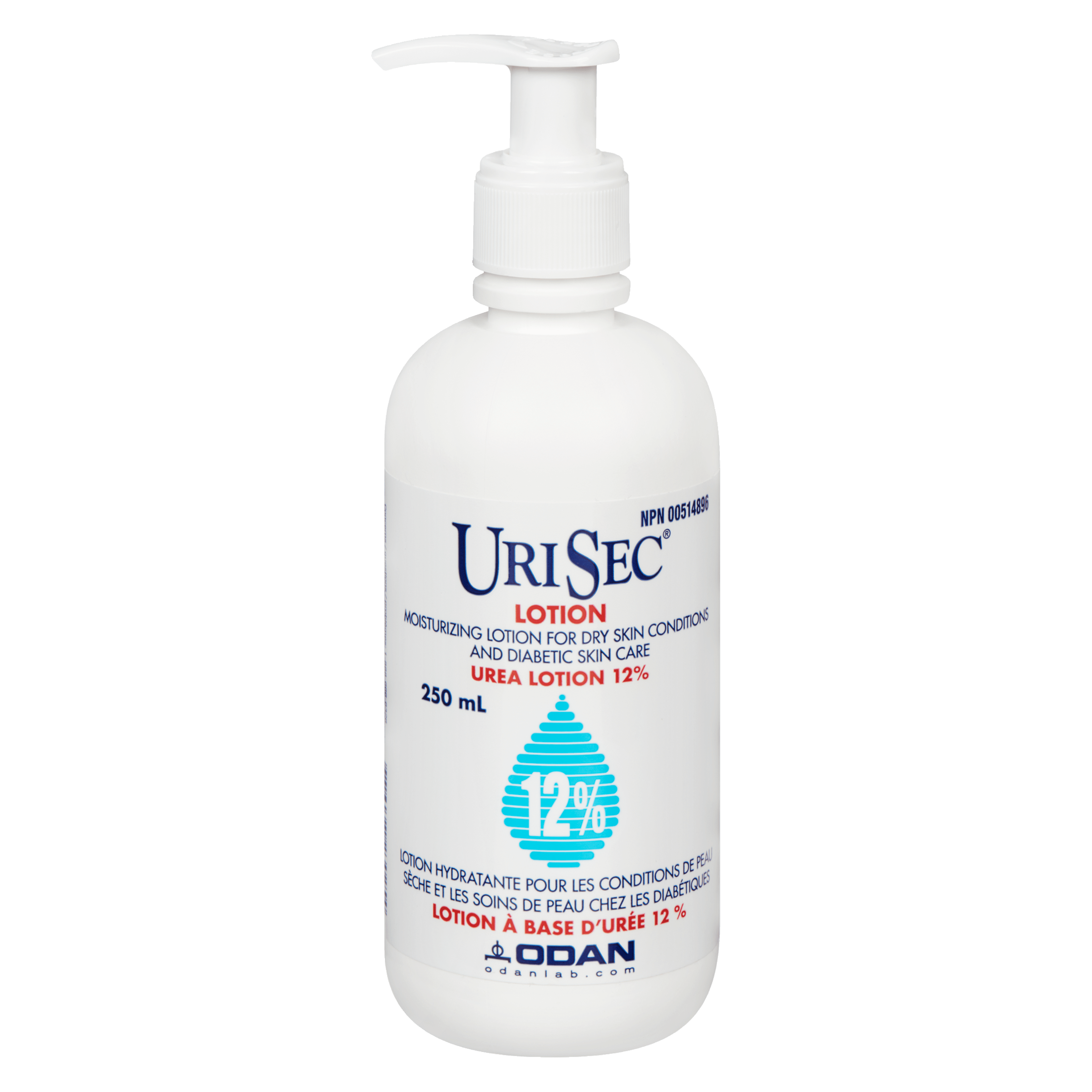 Odan Urisec Urea Lotion 12% 250 ml