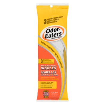 Odor-Eaters Ultra-Comfort Odour-Destroying Insoles 3 Pair Economy Pack 3 Pairs