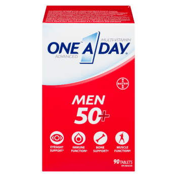 One A Day Advanced Multi-Vitamin Men 50+ 90 Tablets