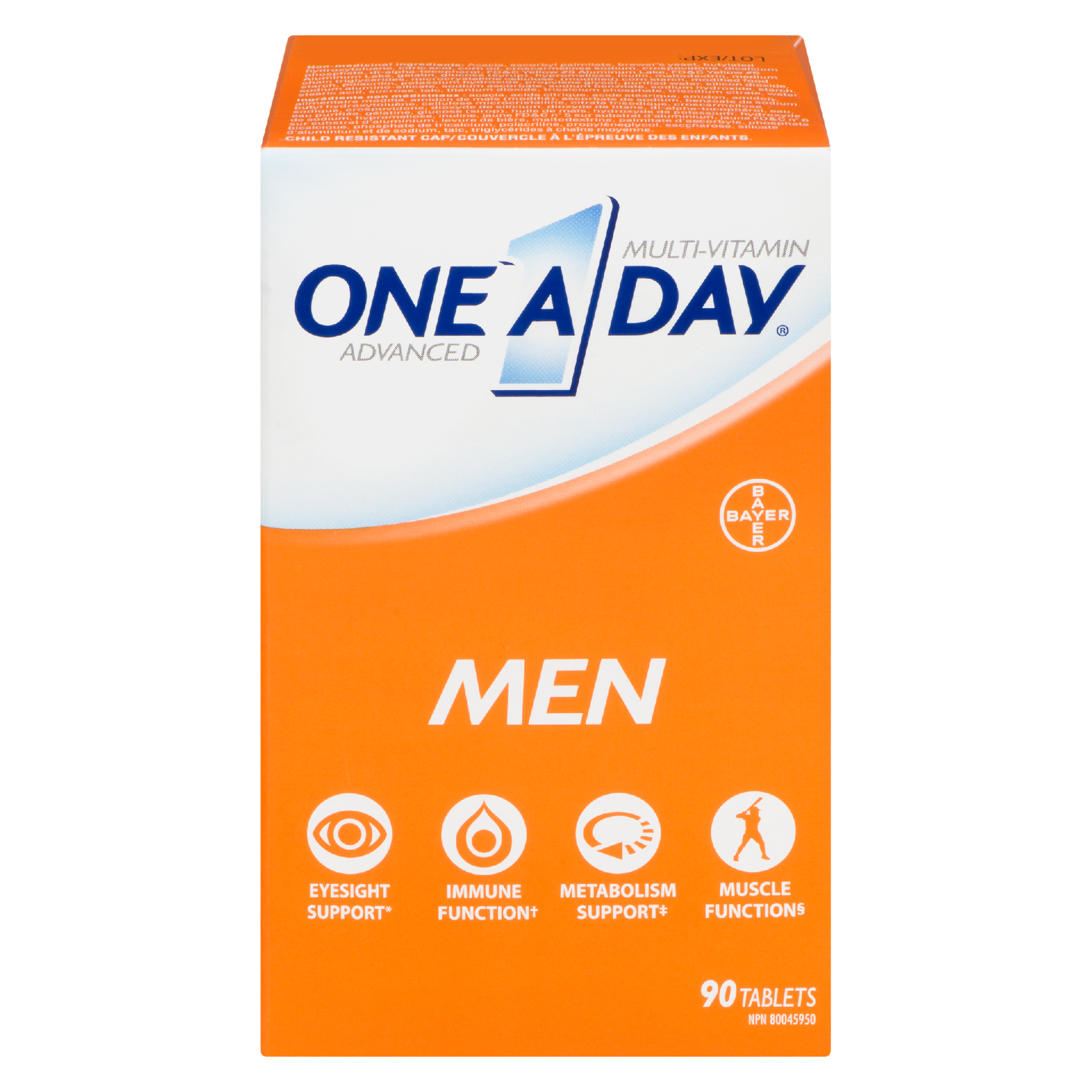 One A Day Advanced Multi-Vitamin Men 90 Tablets